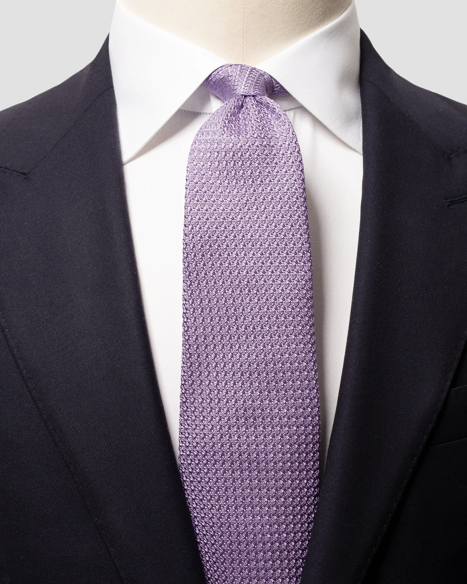 Eton - sorbet purple hand made grenadine tie