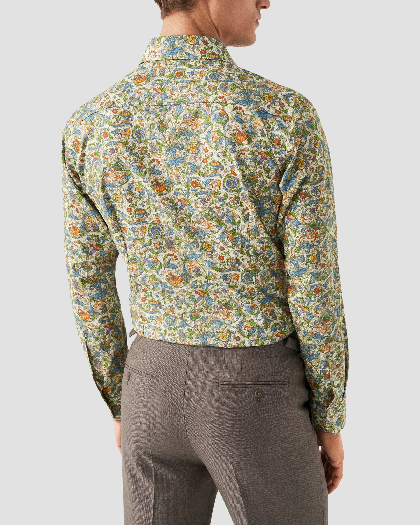 Eton - Floral Print Signature Twill Shirt