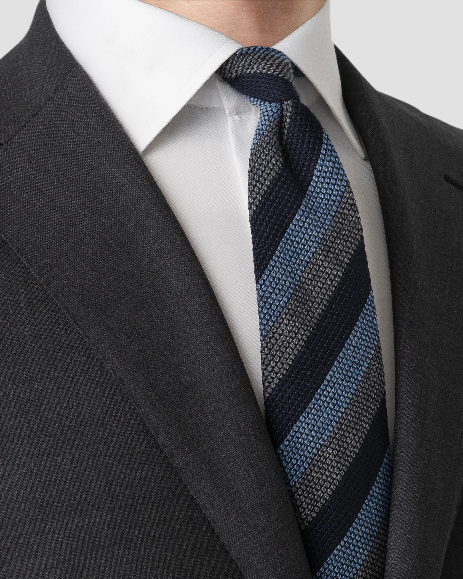 Eton - silk wool grenadine tie