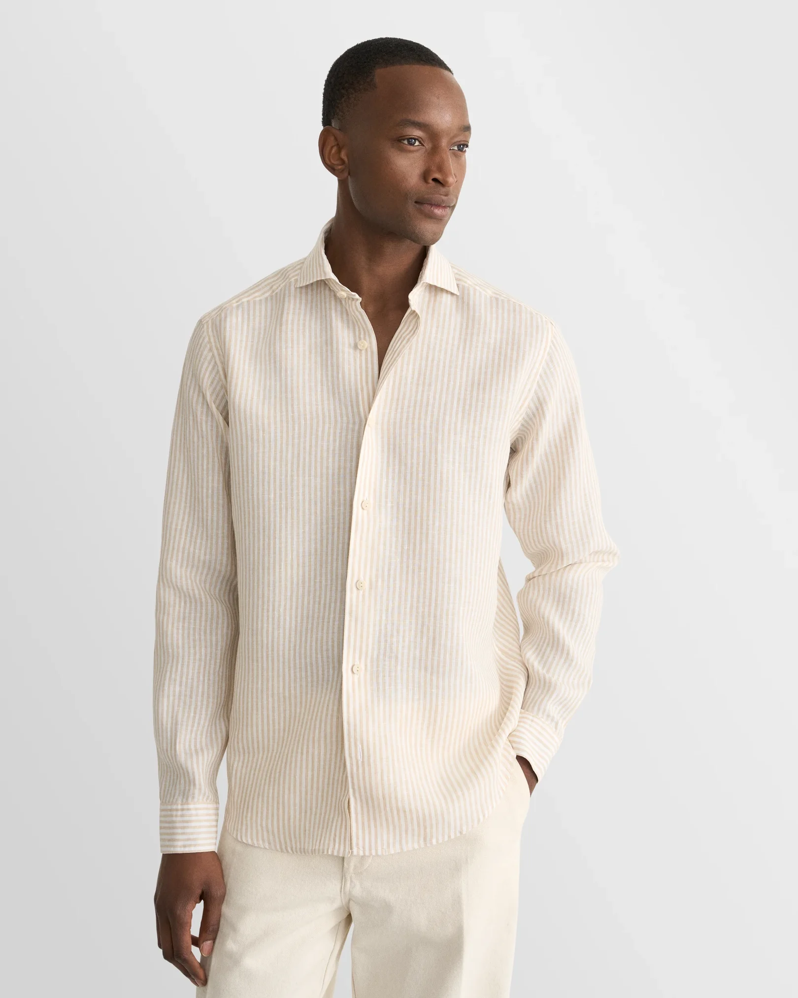 Eton - Striped Linen Shirt