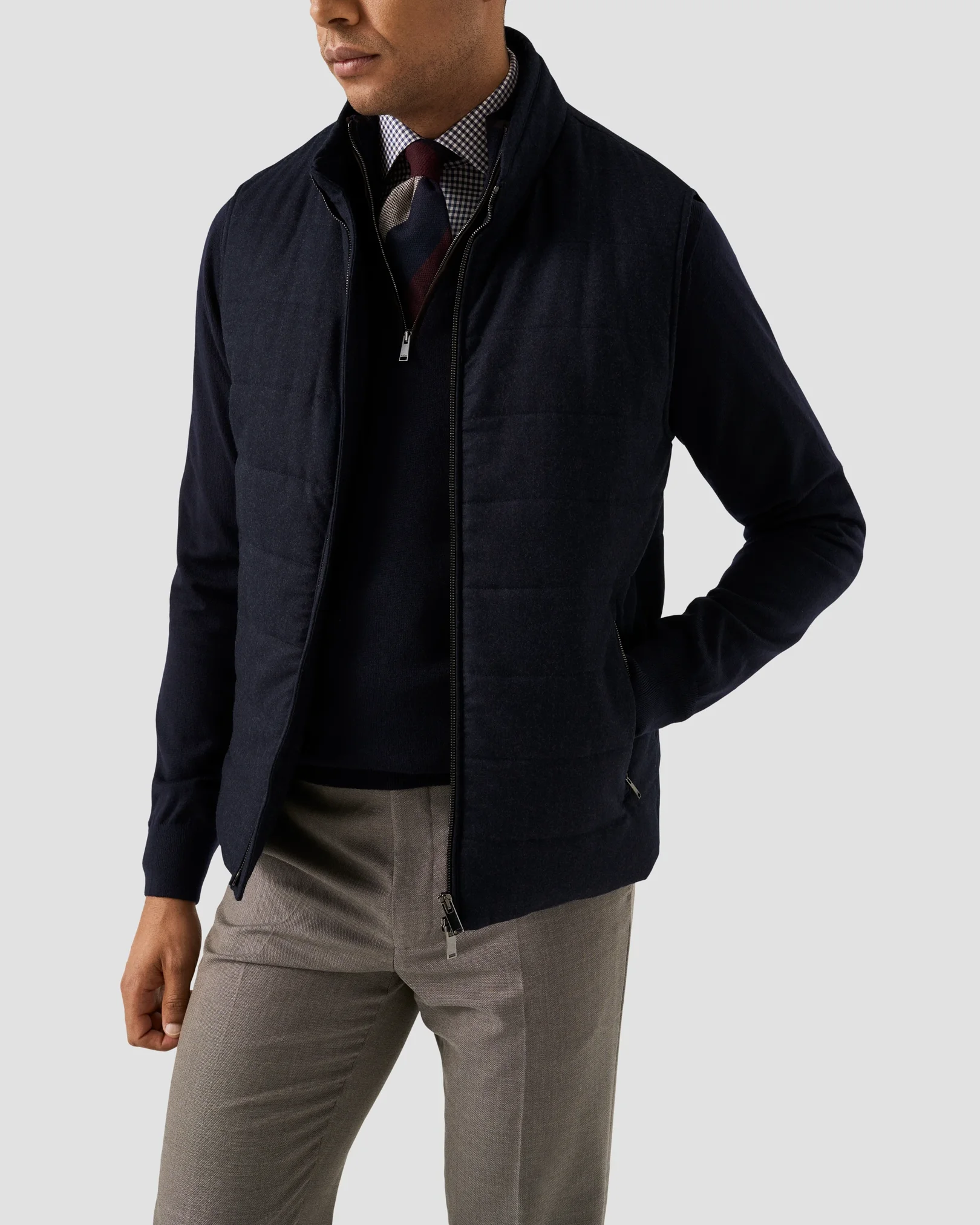 Eton - Quarter Zip Sweater