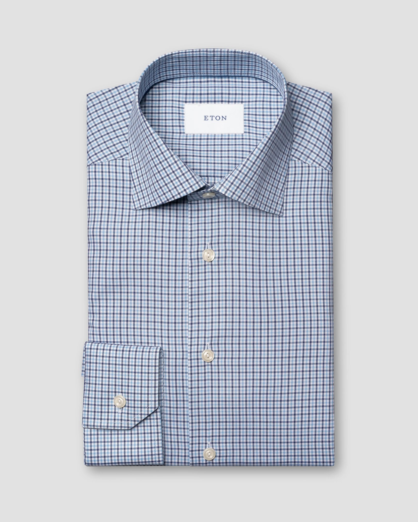 Eton - Chemise en oxford signature à carreaux