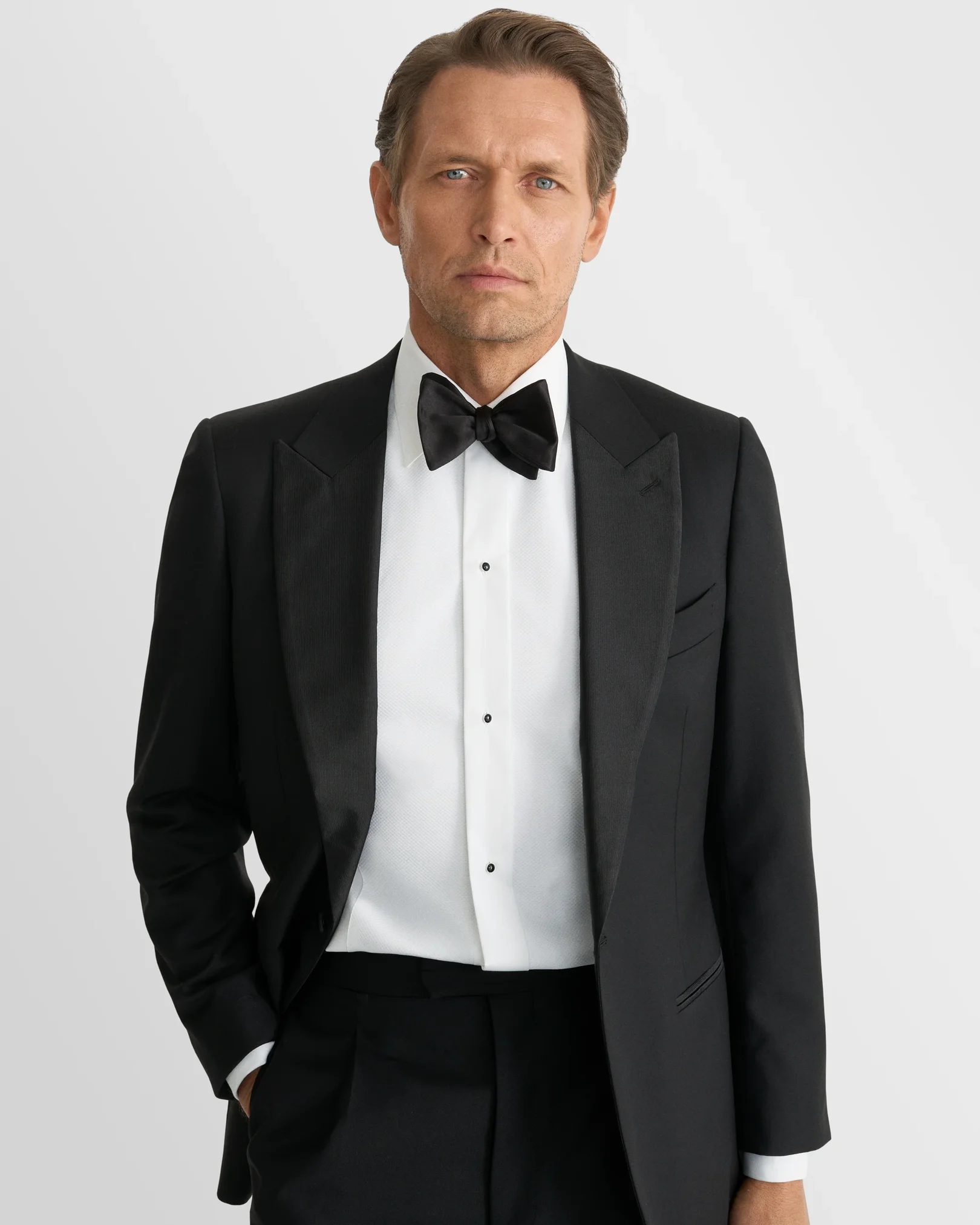 Eton - White Piqué Tuxedo Shirt