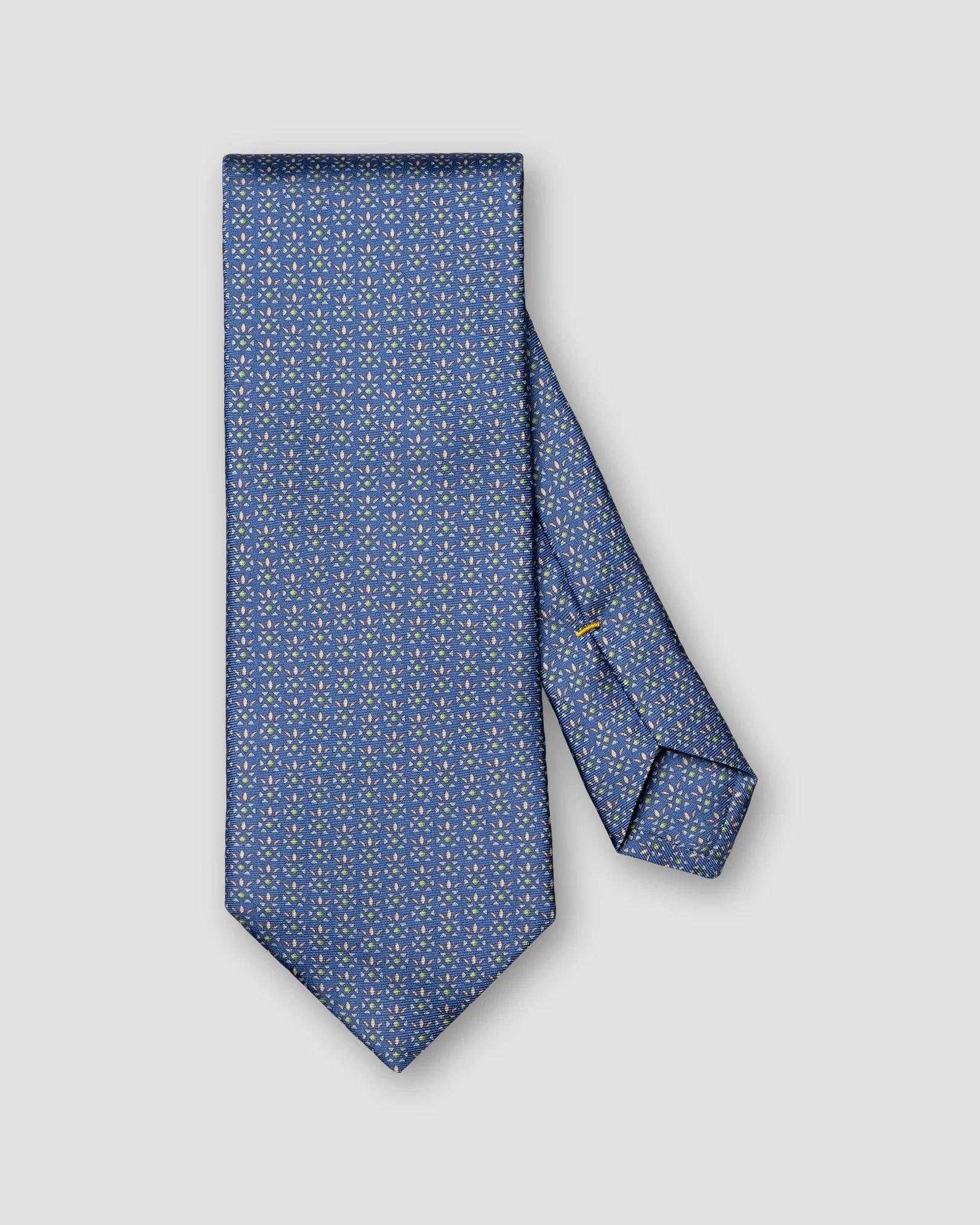 Eton - geometric floral print silk tie