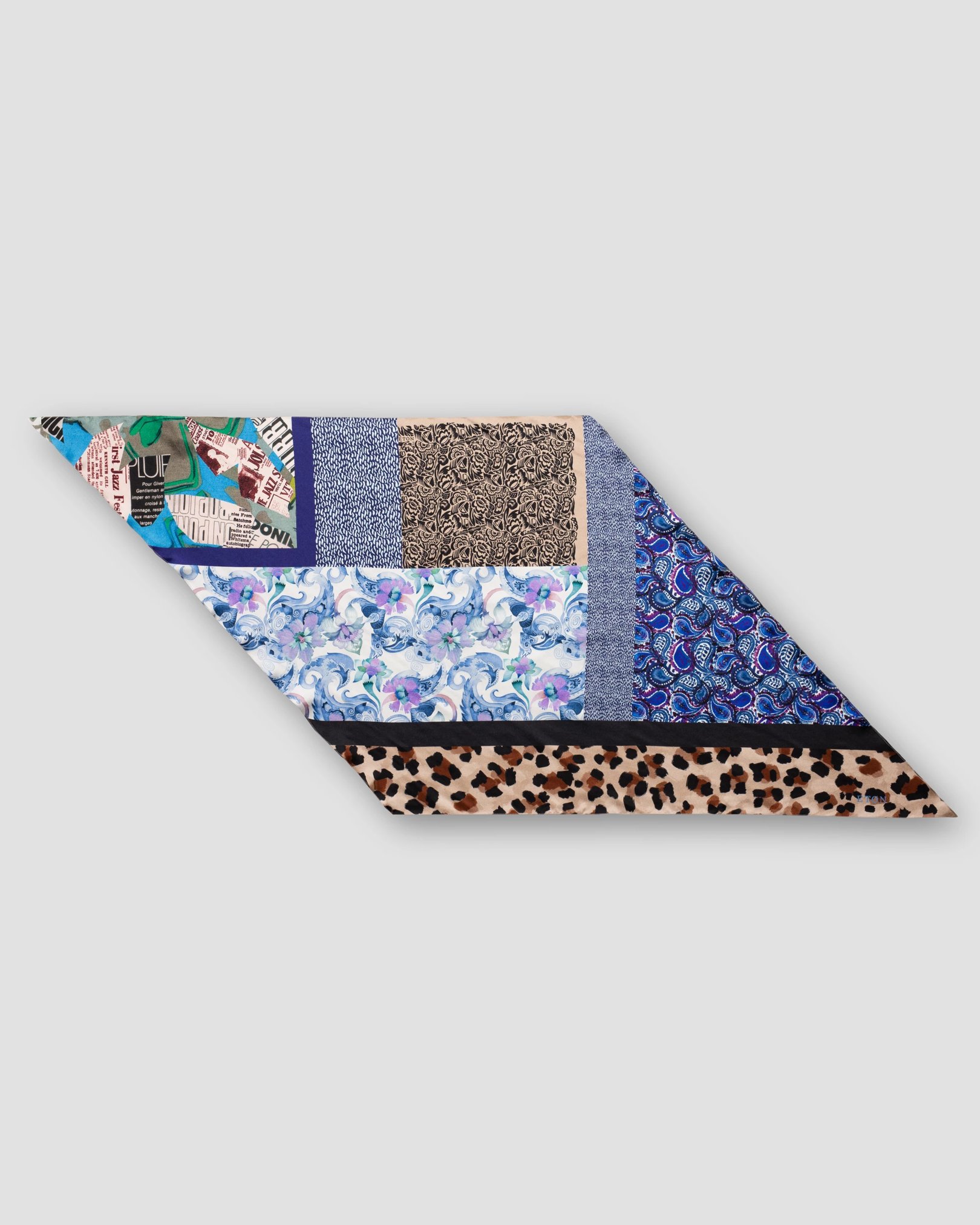 Eton - patchwork losange scarf
