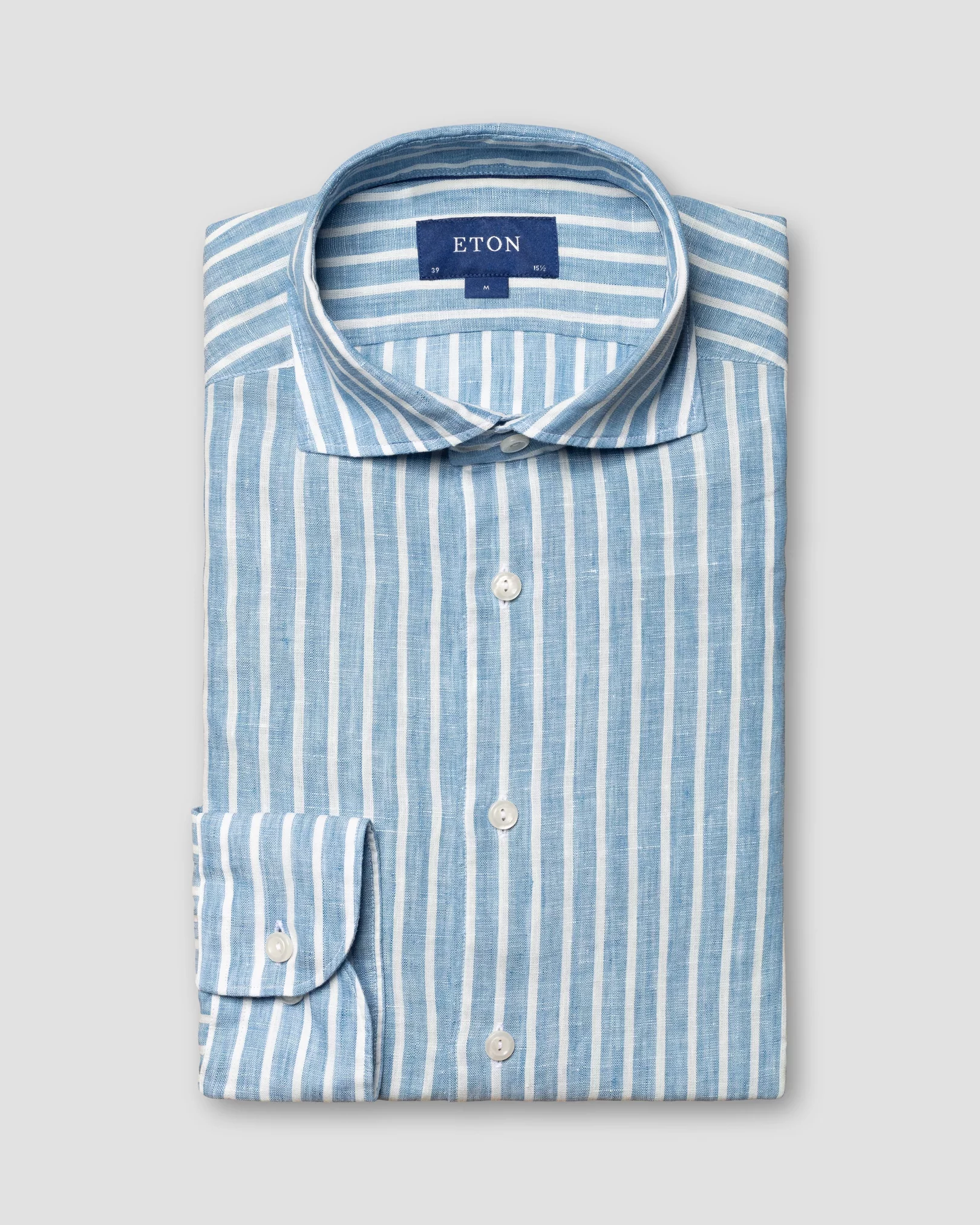StudioSuits- European Blue Linen Shirt