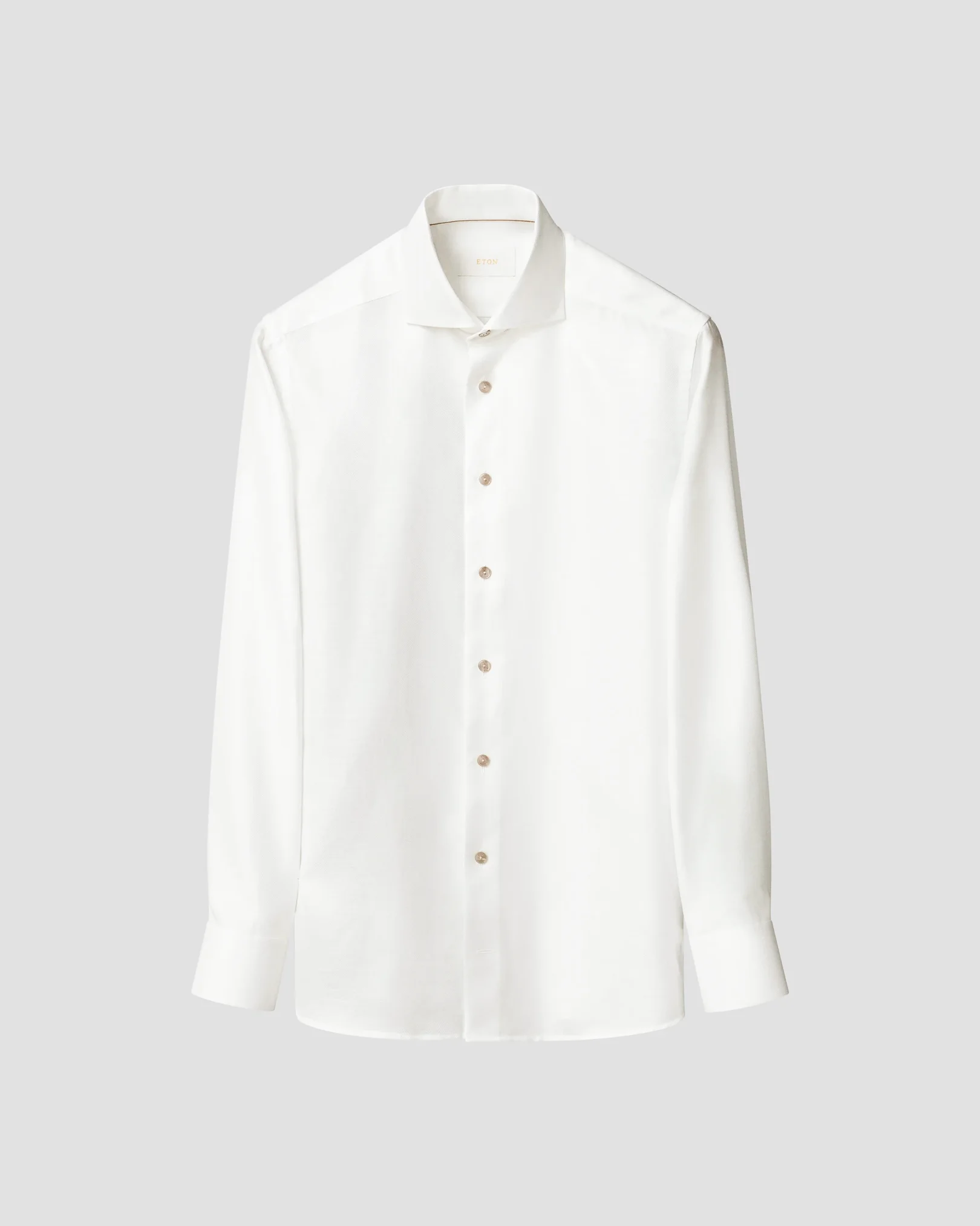 Eton - semi solid cotton linen shirt