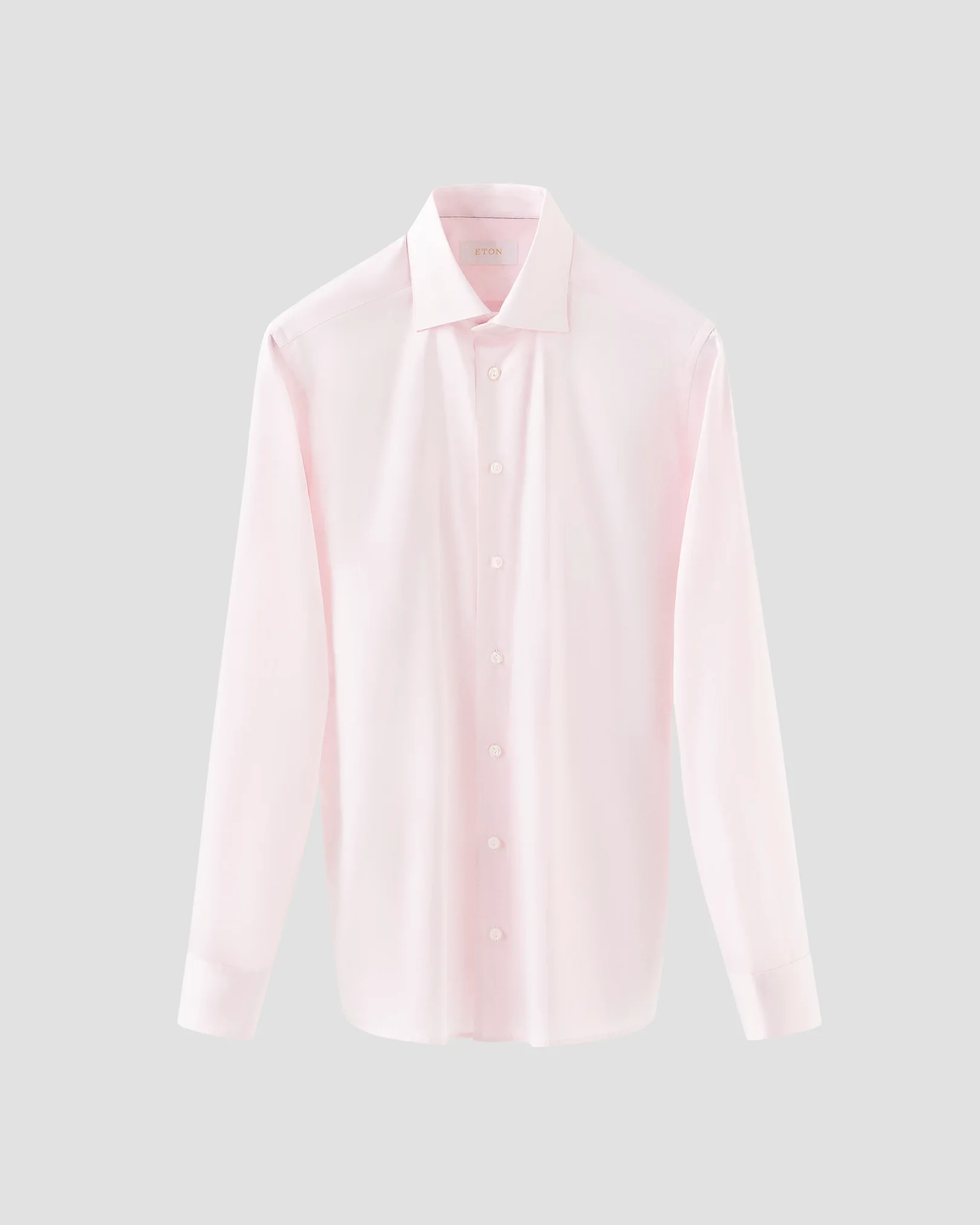 Eton - pink elevated twill cut away collar