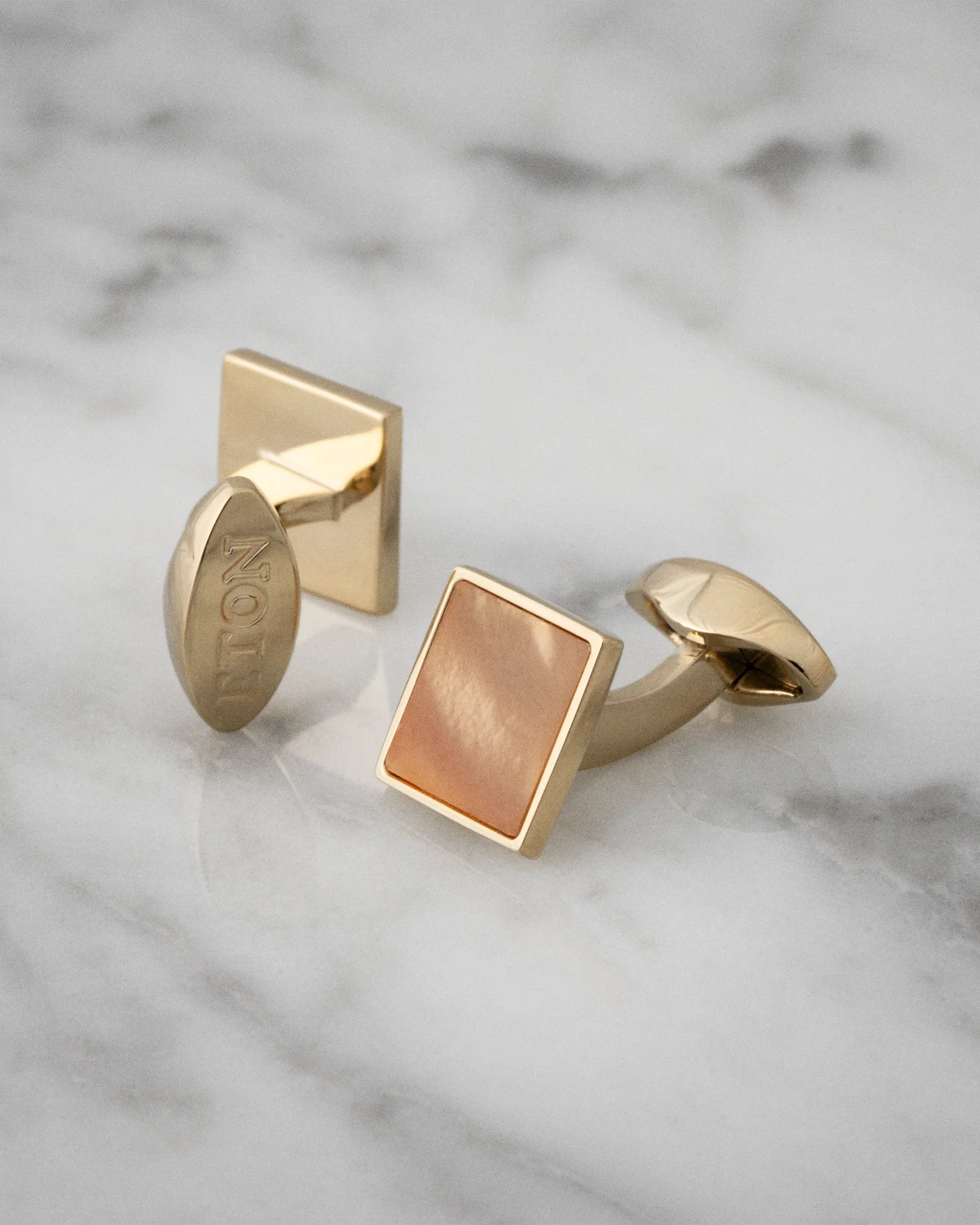 Eton - Mother-of-Pearl Cufflinks