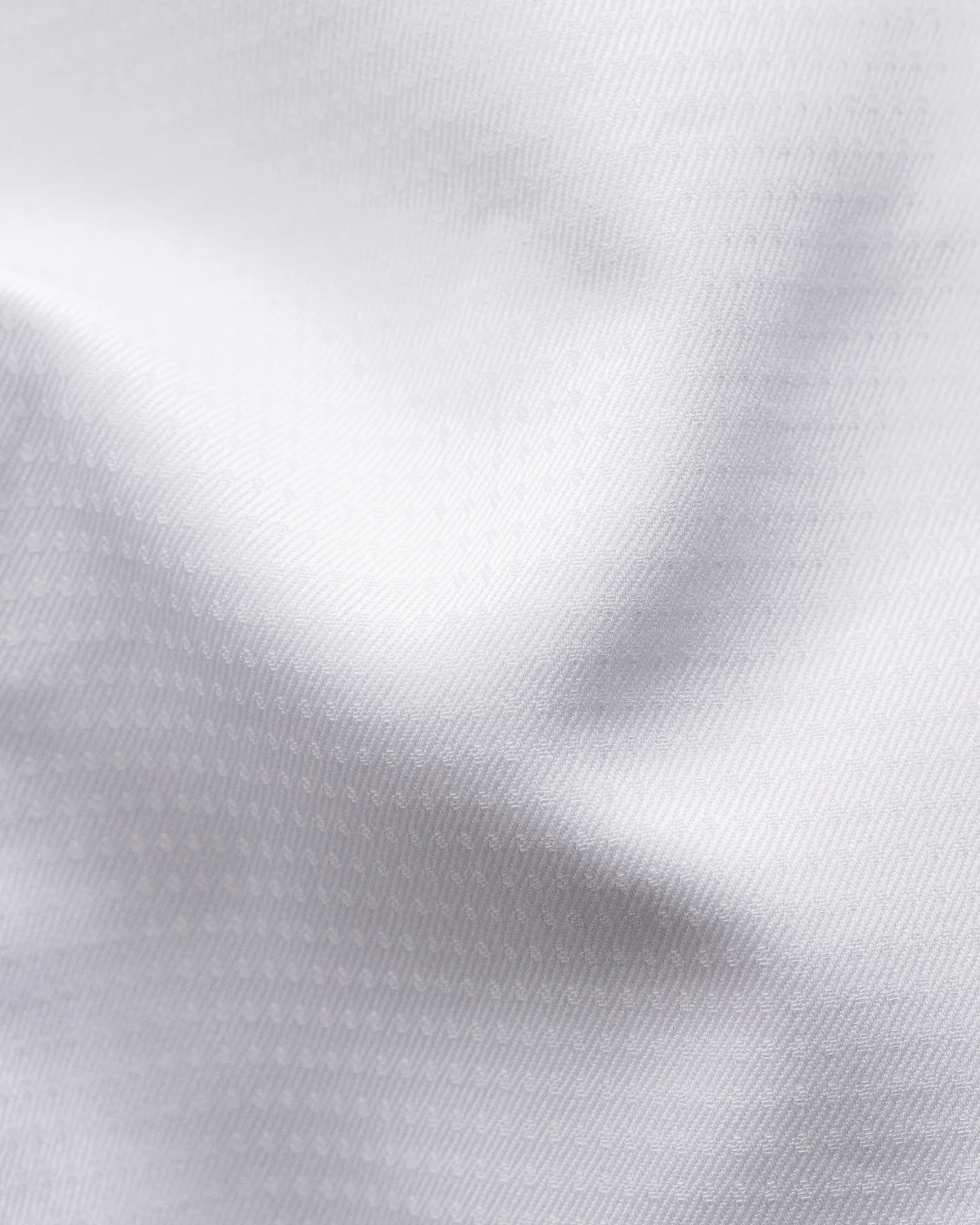 Eton - white micro weave twill shirt french cuffs