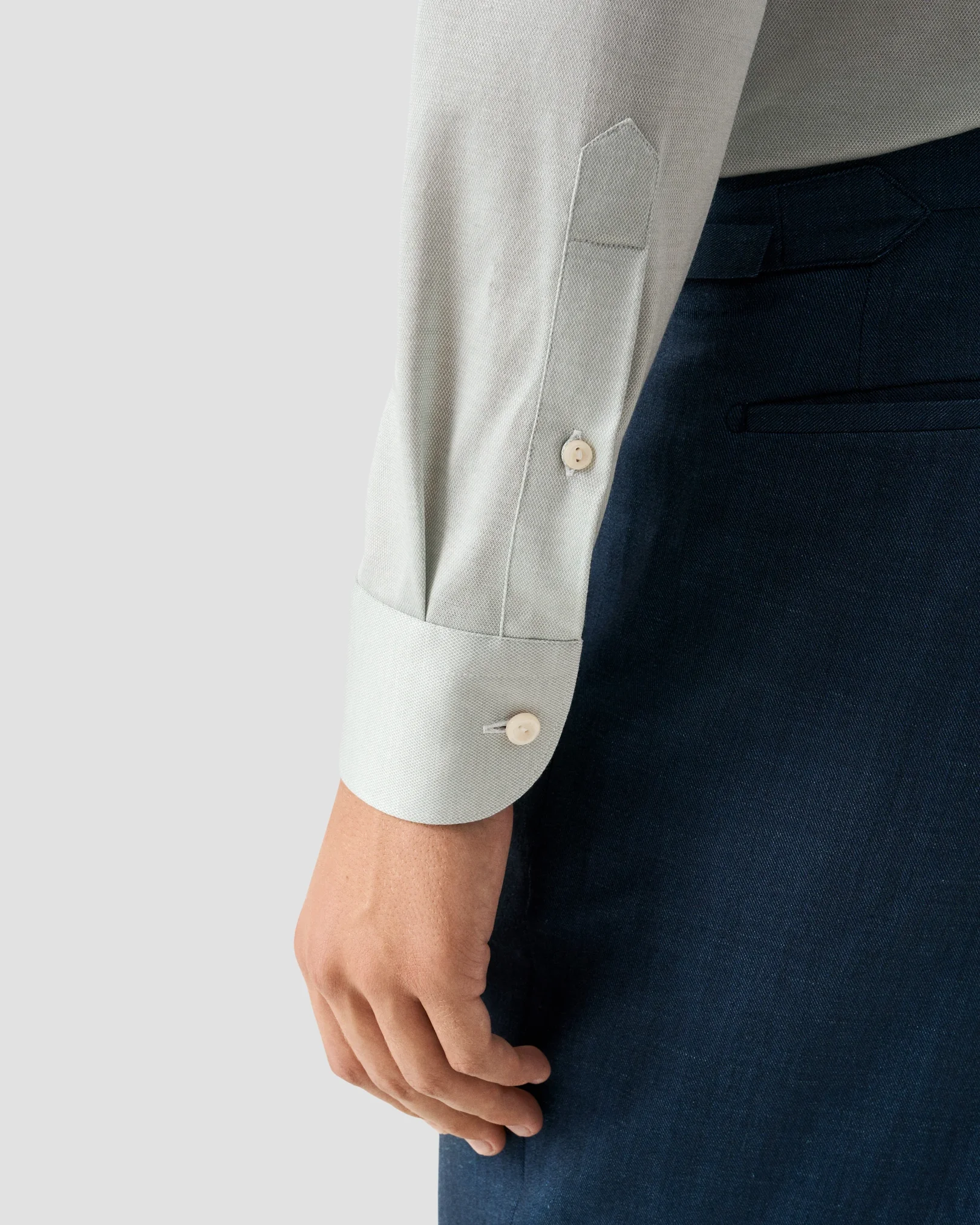 Eton - Filo di Scozia Jacquard Knit Shirt