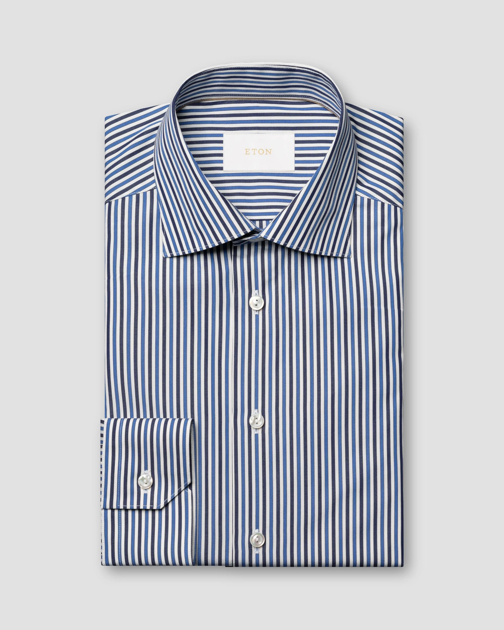 Eton - Striped Supima 120 Poplin Shirt