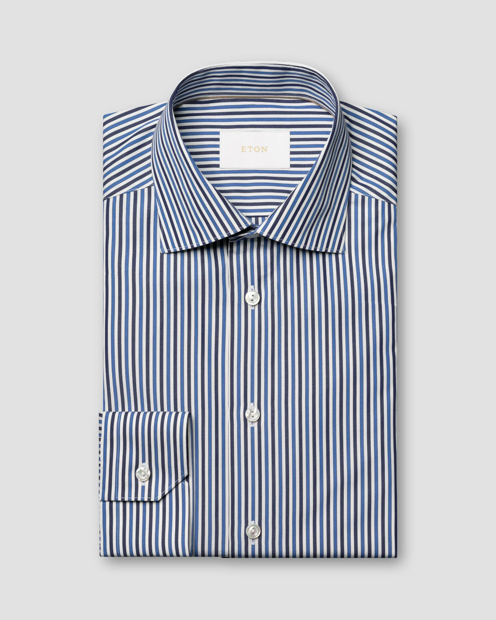 Eton - Striped Supima 120 Poplin Shirt
