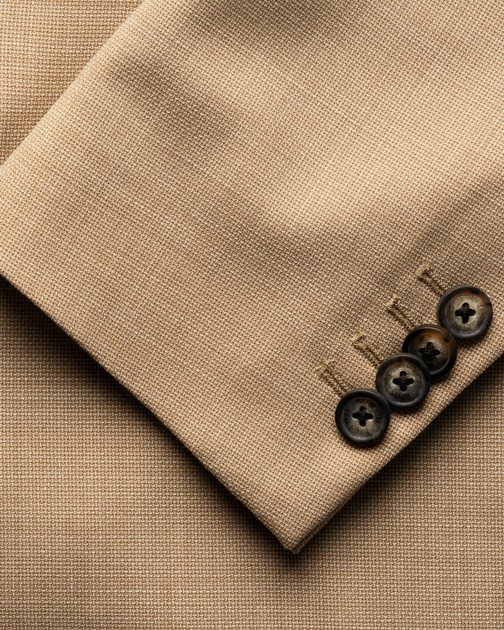 Eton - beige lana tech structure soft jacket