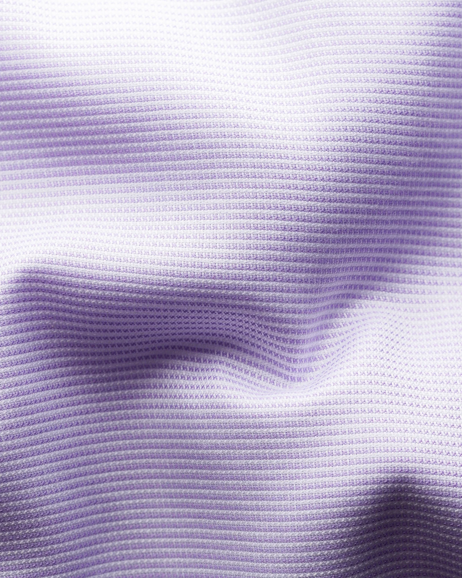 Eton - light purple twill shirt extreme cut away