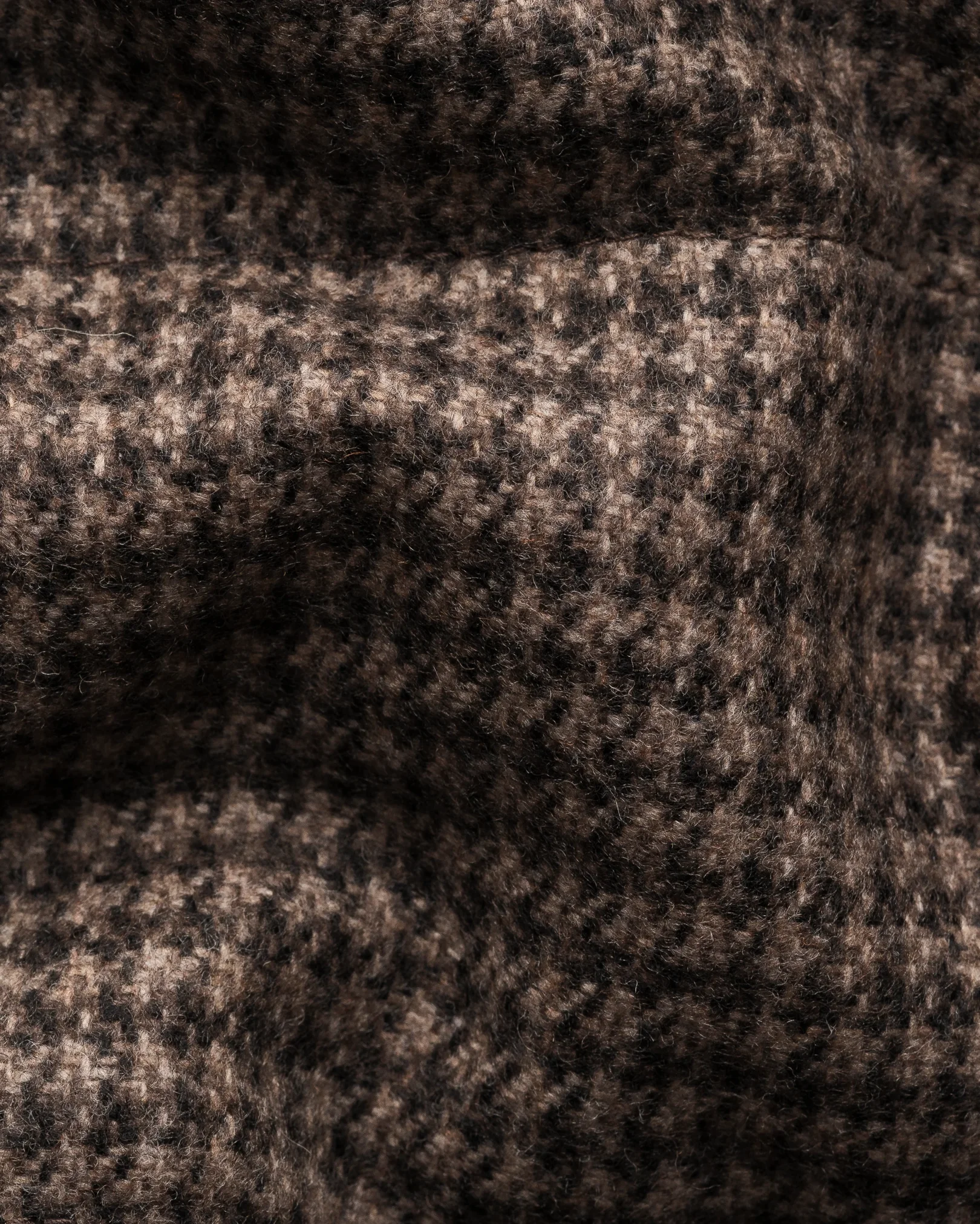 Eton - brown wool cashmere padded vest