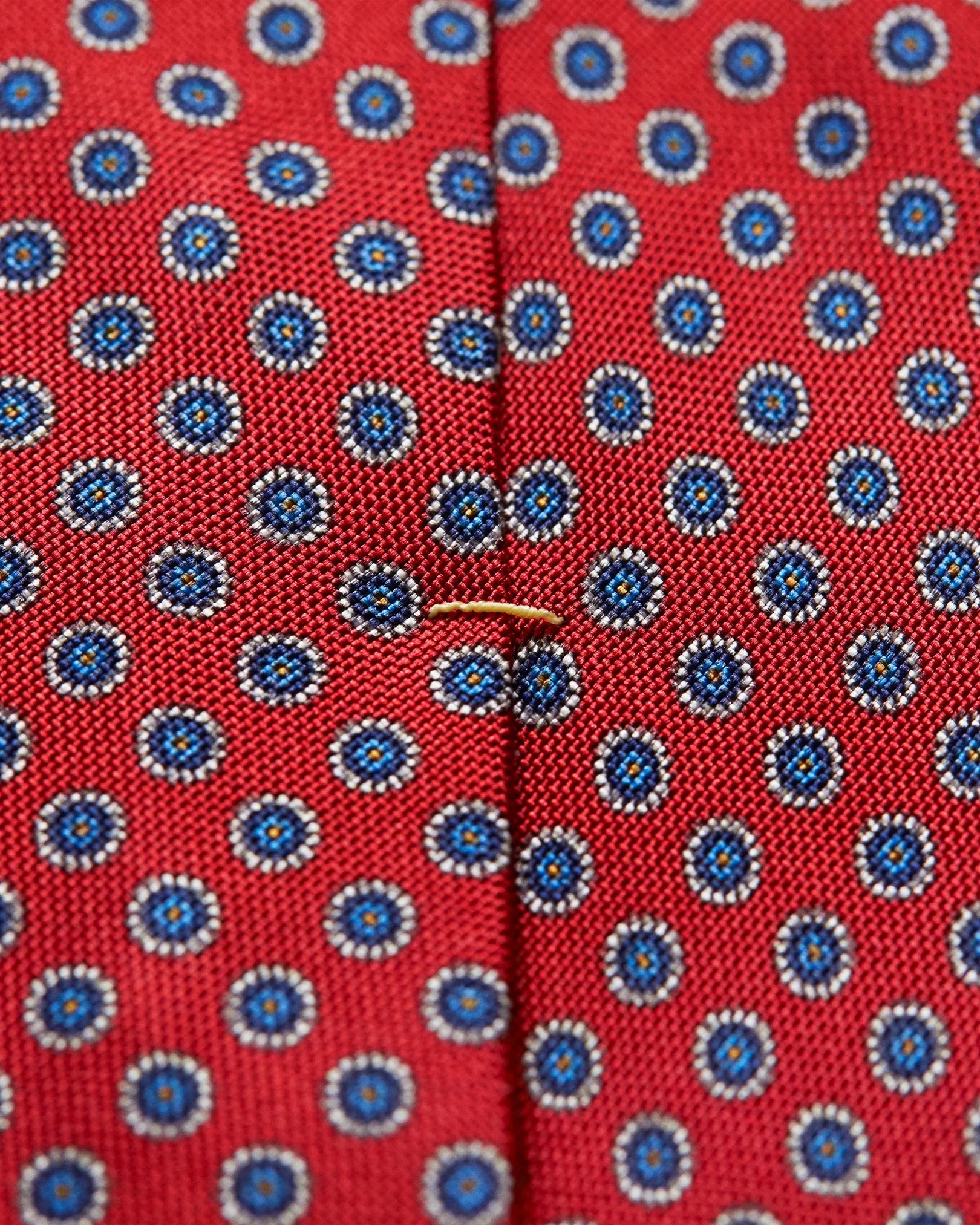 Eton - dark red geometric tie