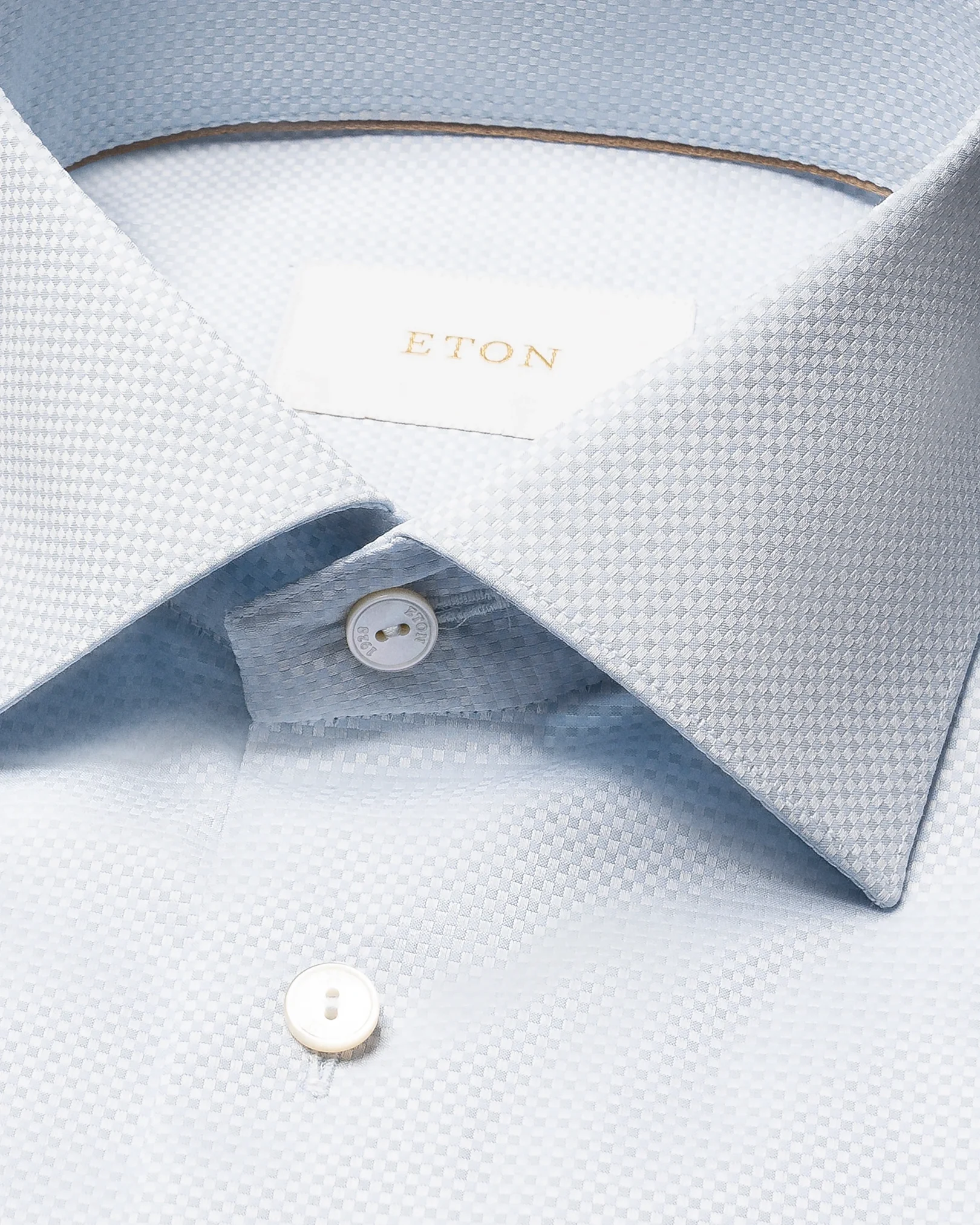 Eton - supima light blue semi solid 261