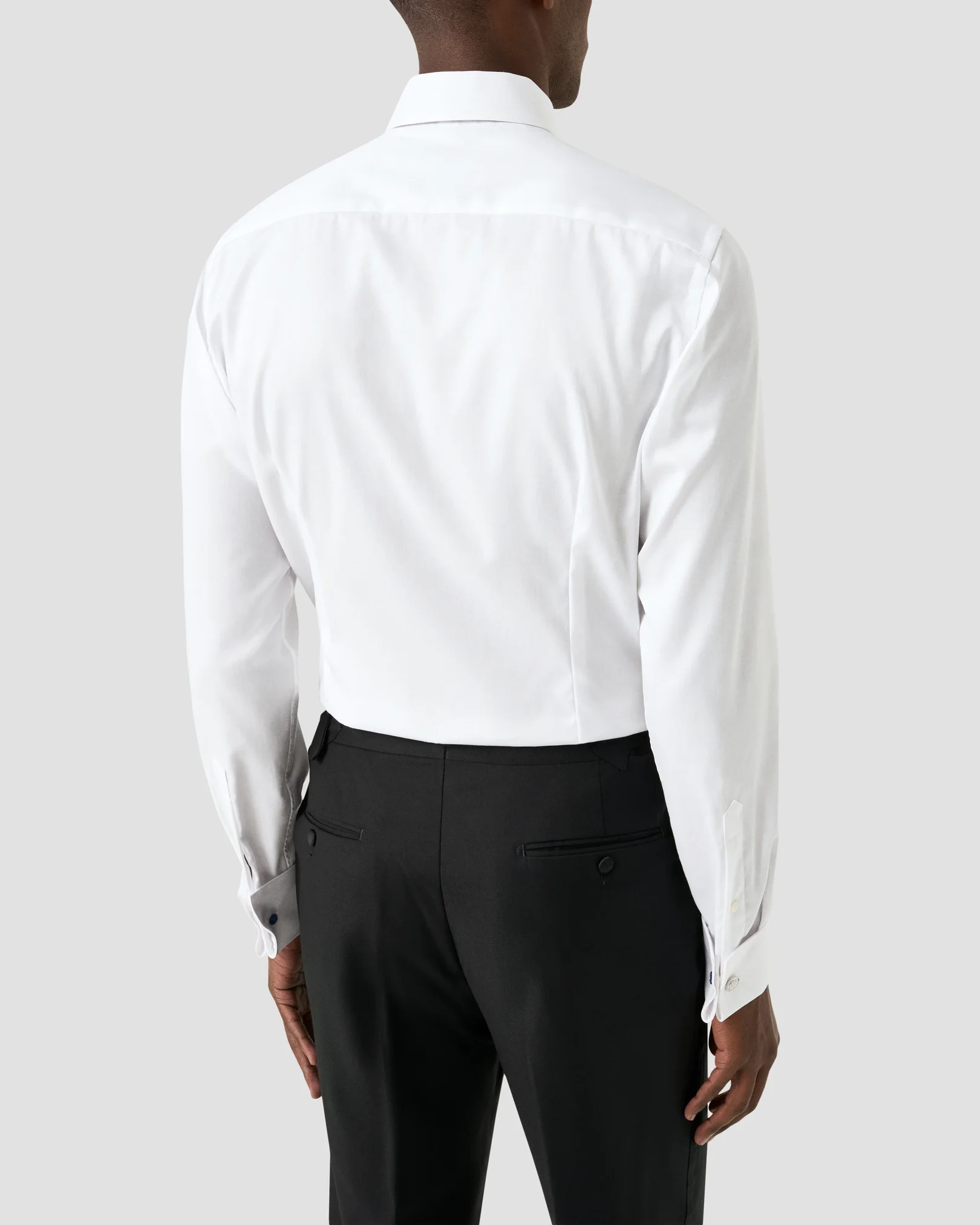 Eton - White Signature Twill Tuxedo Shirt