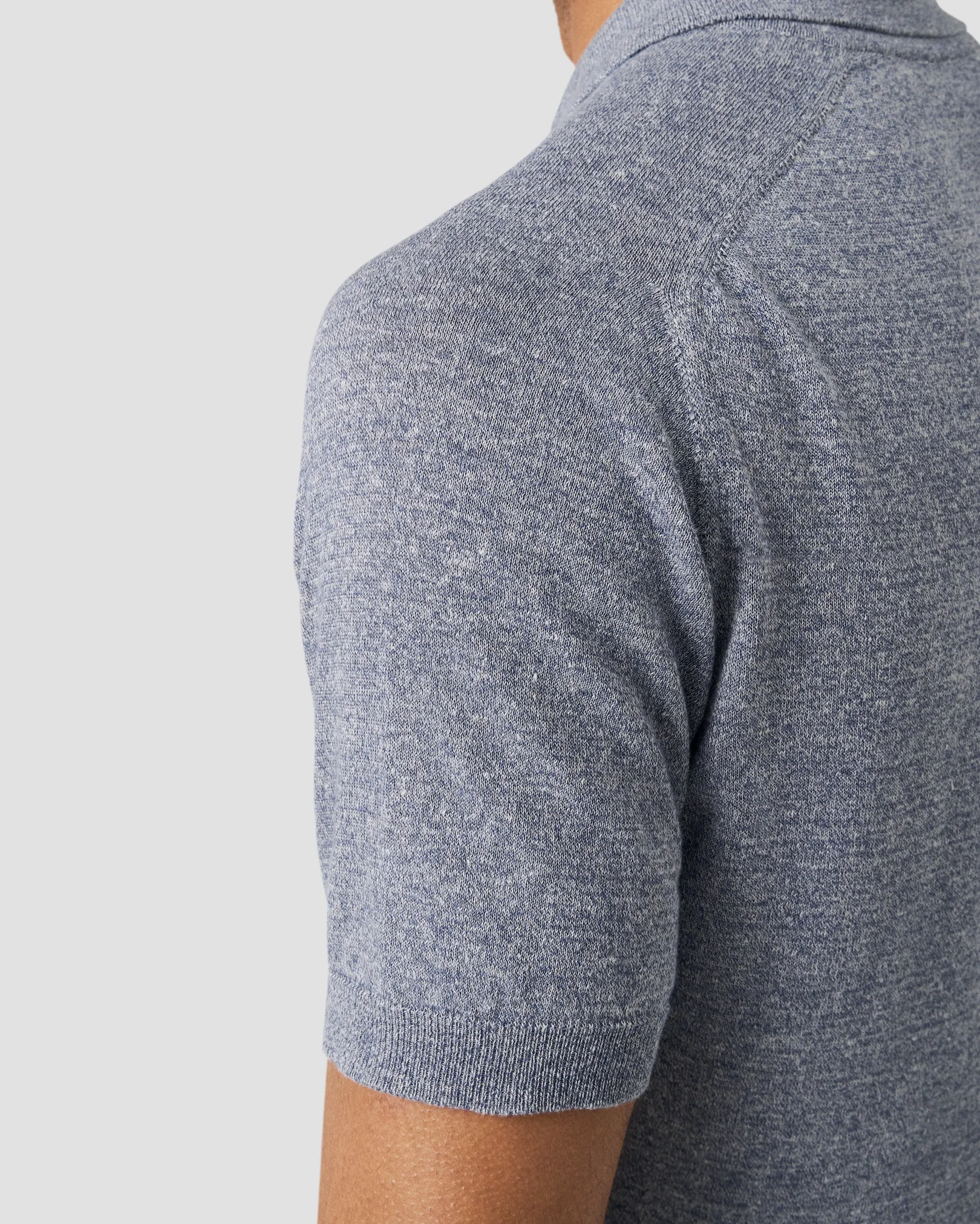 Eton - cotton linen fine knit polo