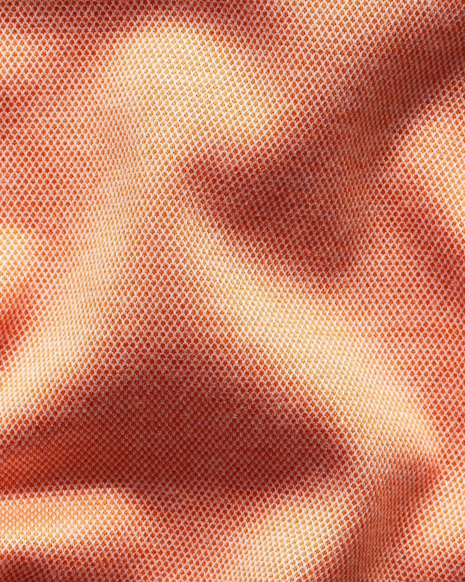 Eton - jacquard filo di scozia polo shirt orange jacquard filo di scozia polo shirt