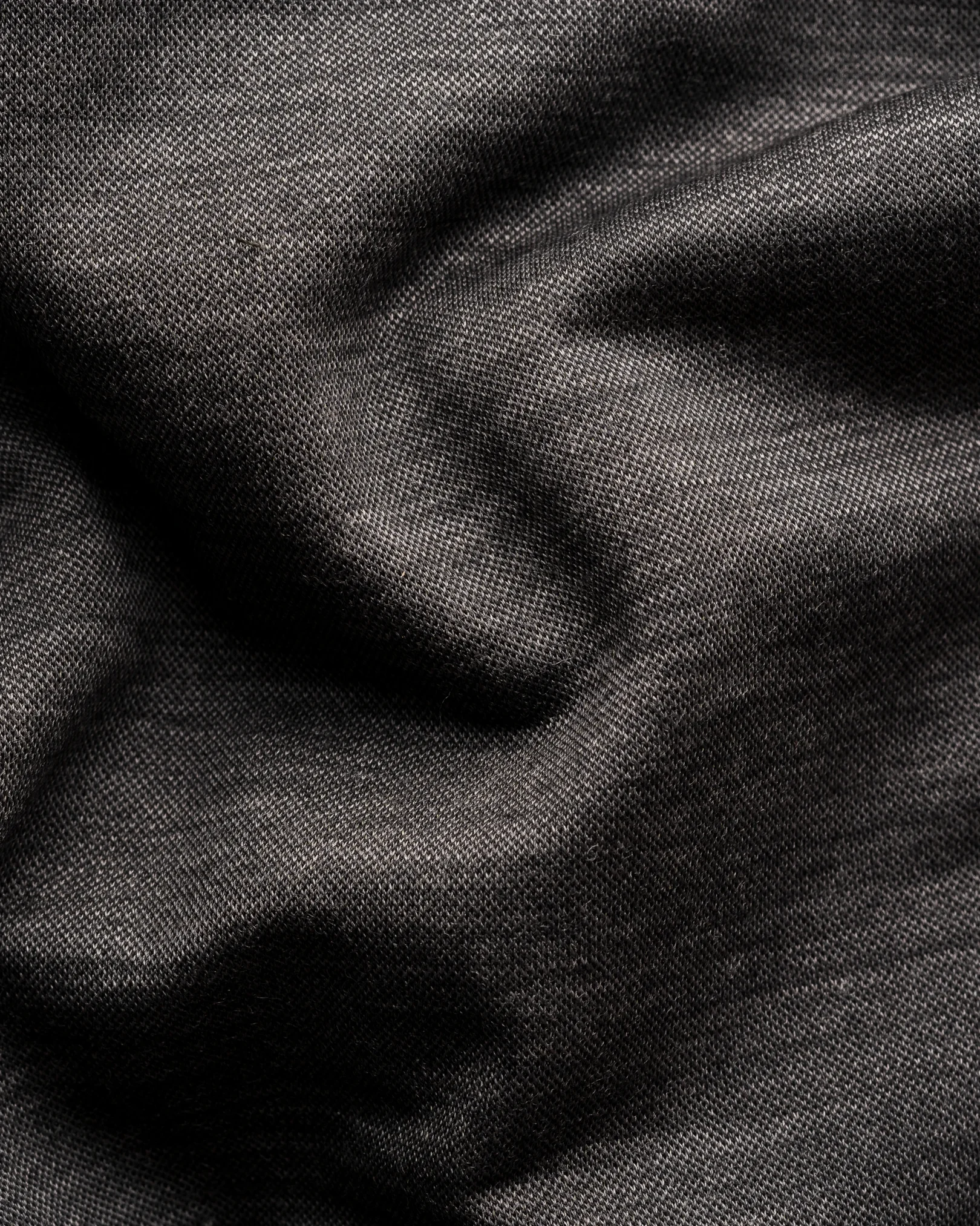 Eton - merino wool t shirt dark grey