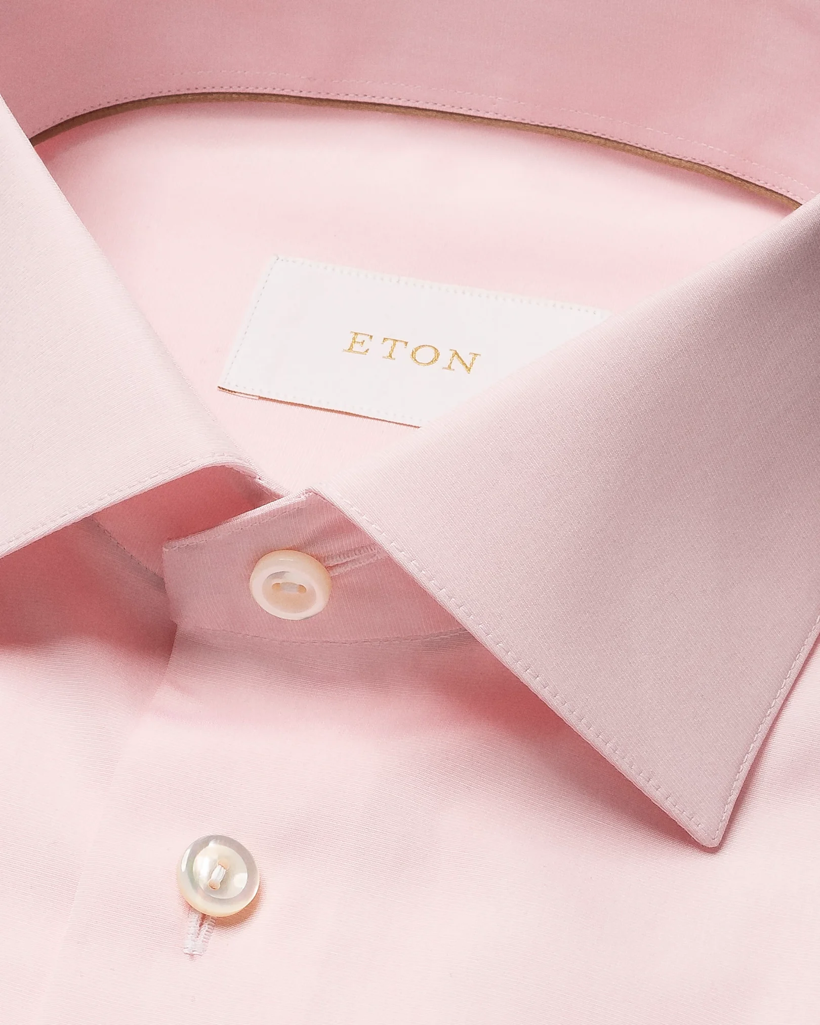 Eton - pink chambray elevated poplin shirt