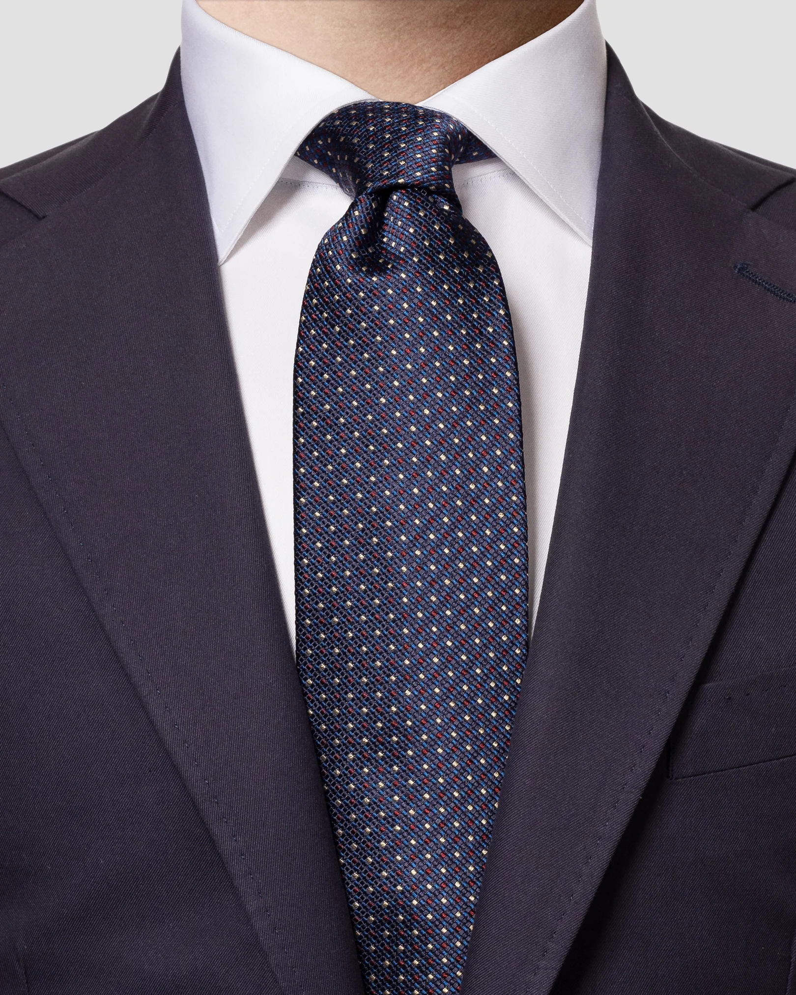 Eton - navy tie af3