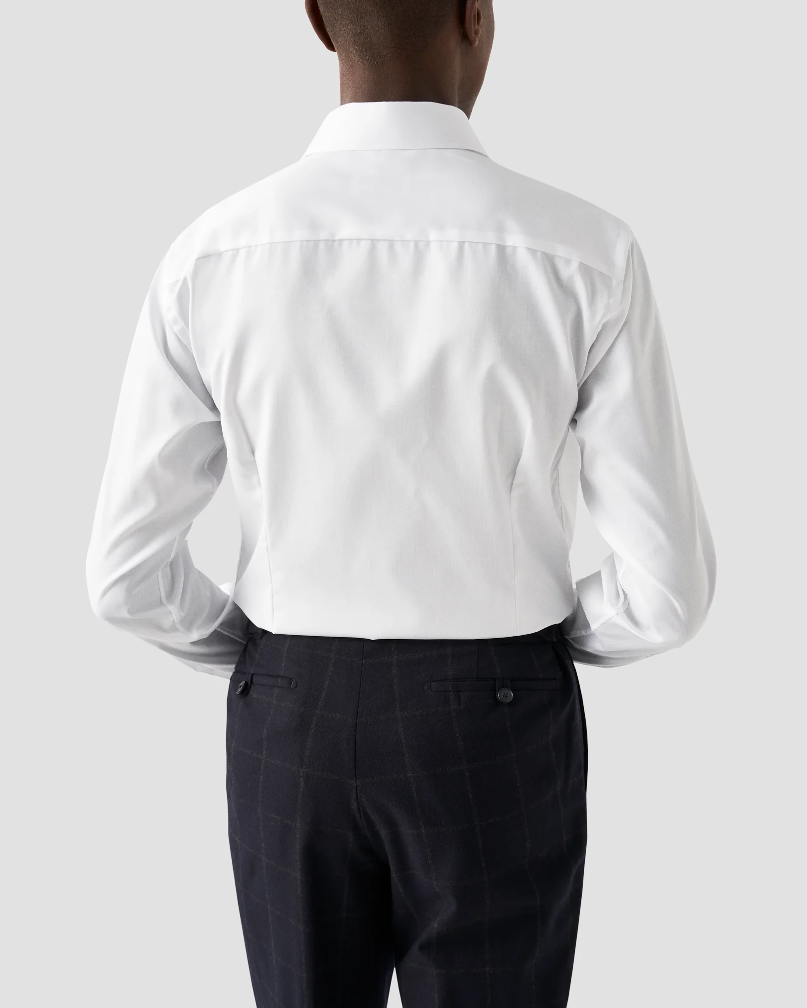 Eton - white signature twill contrast shirt