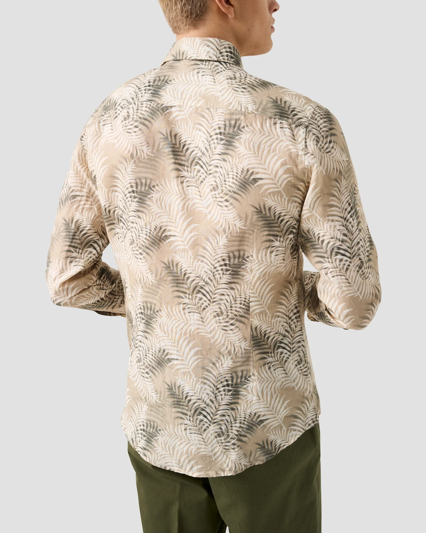 Eton - Motif Linen Shirt