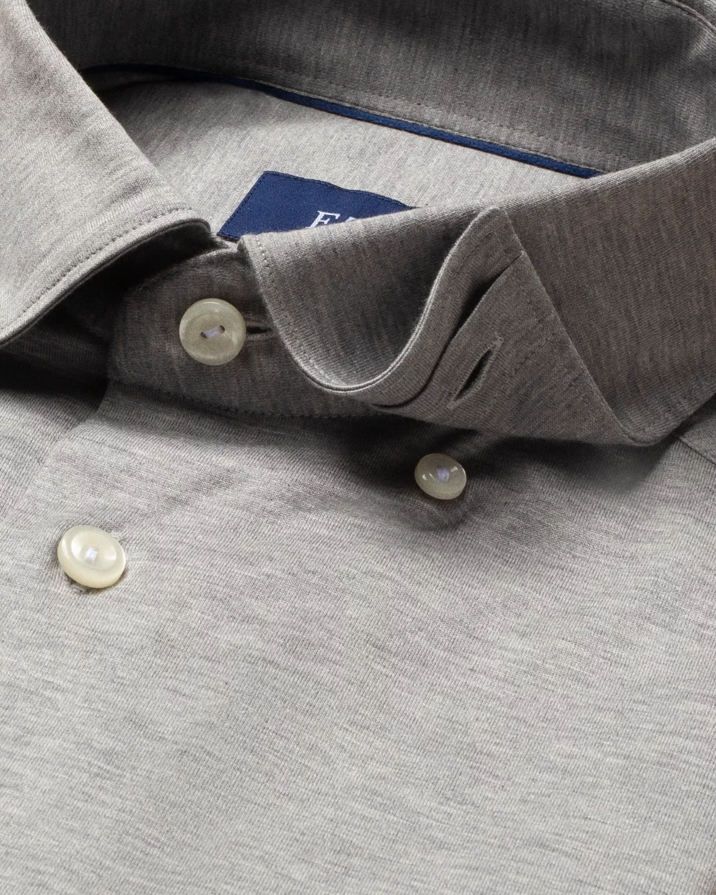 Eton - light grey jersey shirt