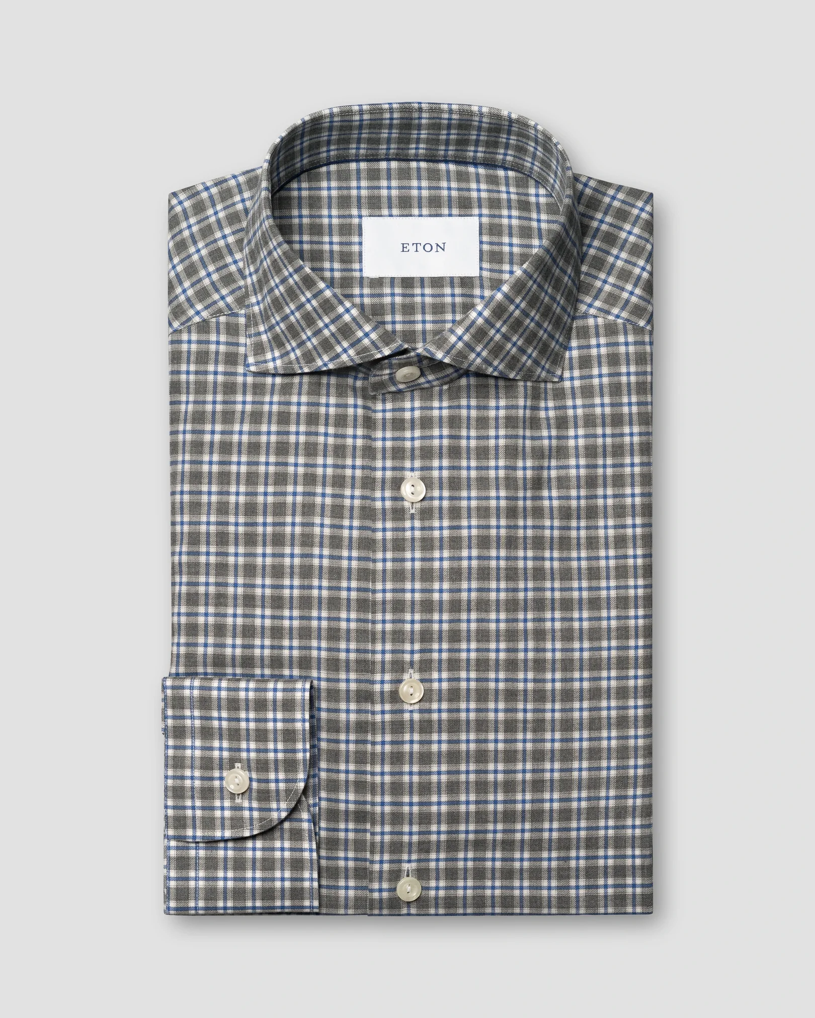 Eton - check 256 signature flannel shirt