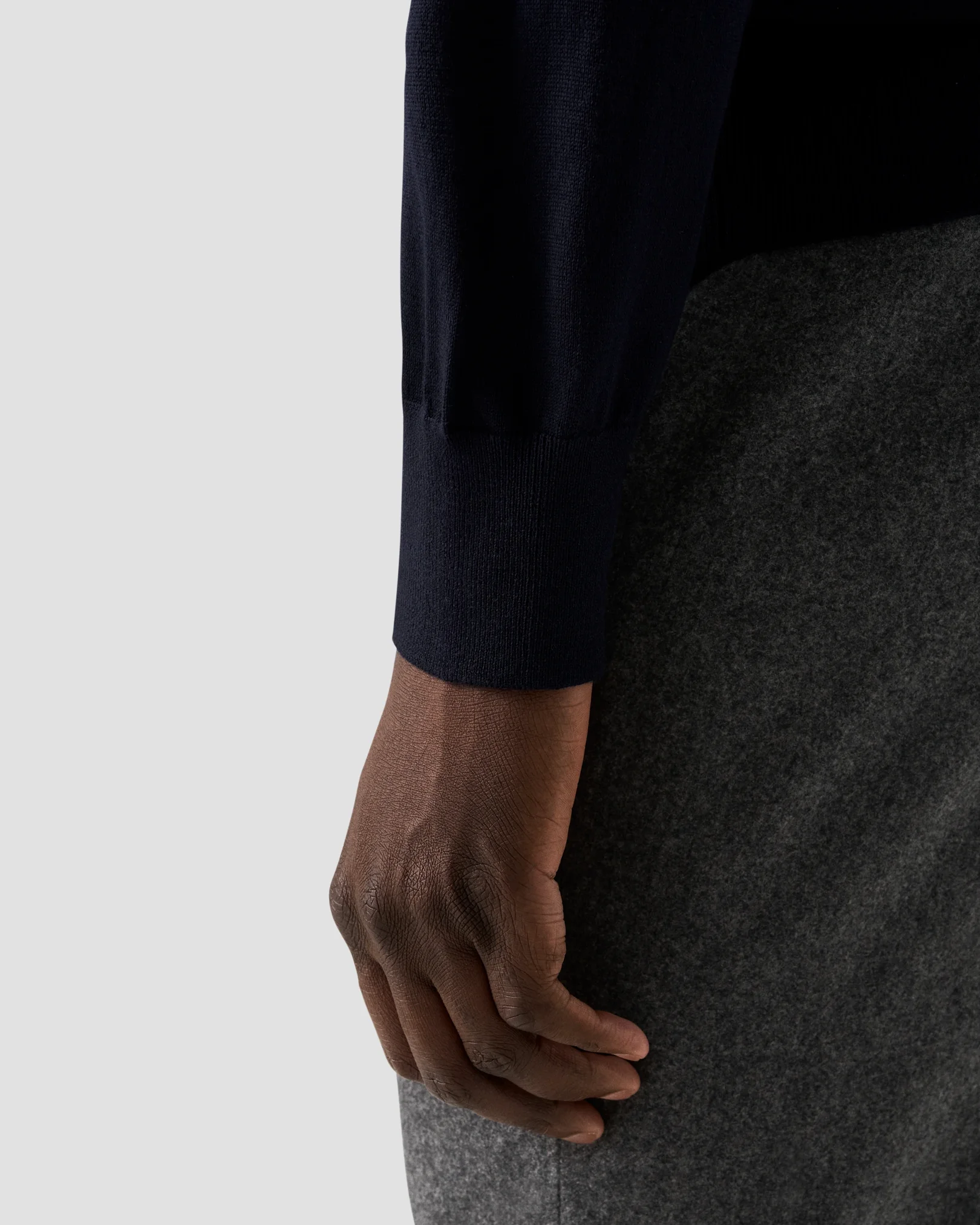 Eton - merino knit crew neck 14guage