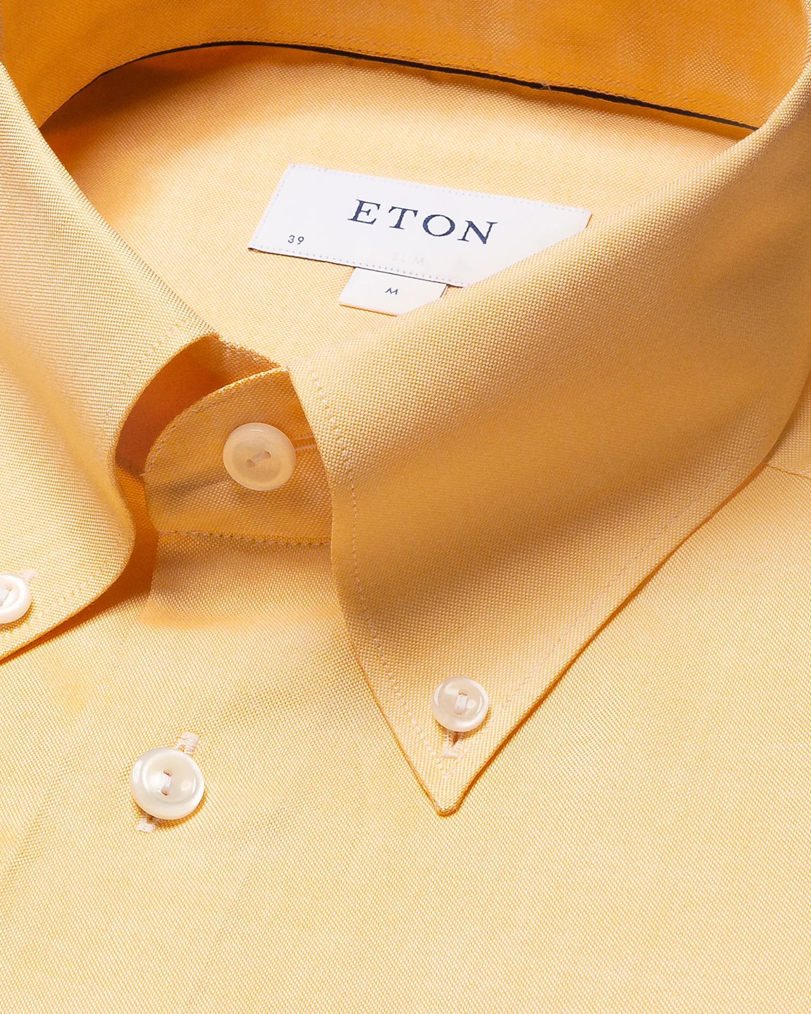 Eton - yellow signature oxford