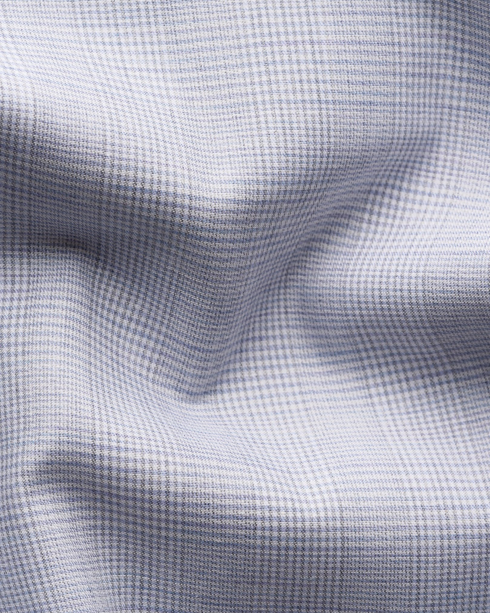 Eton - Chemise en twill fin à carreaux
