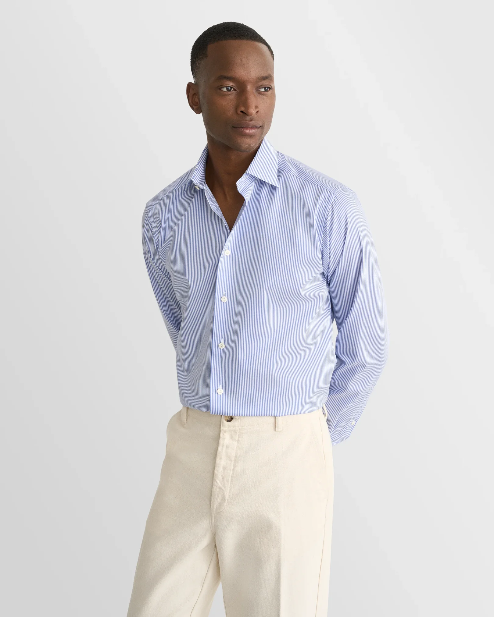 Eton - Fine Striped Twill Shirt