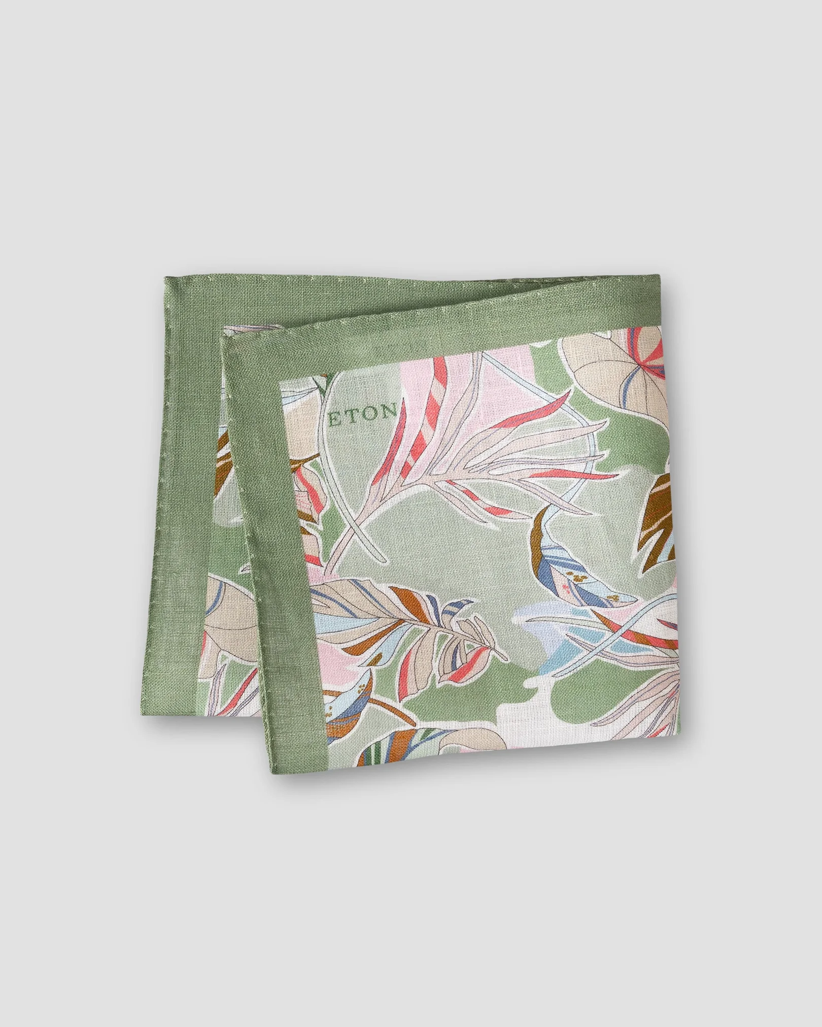 Eton - Tropical Linen Pocket Square