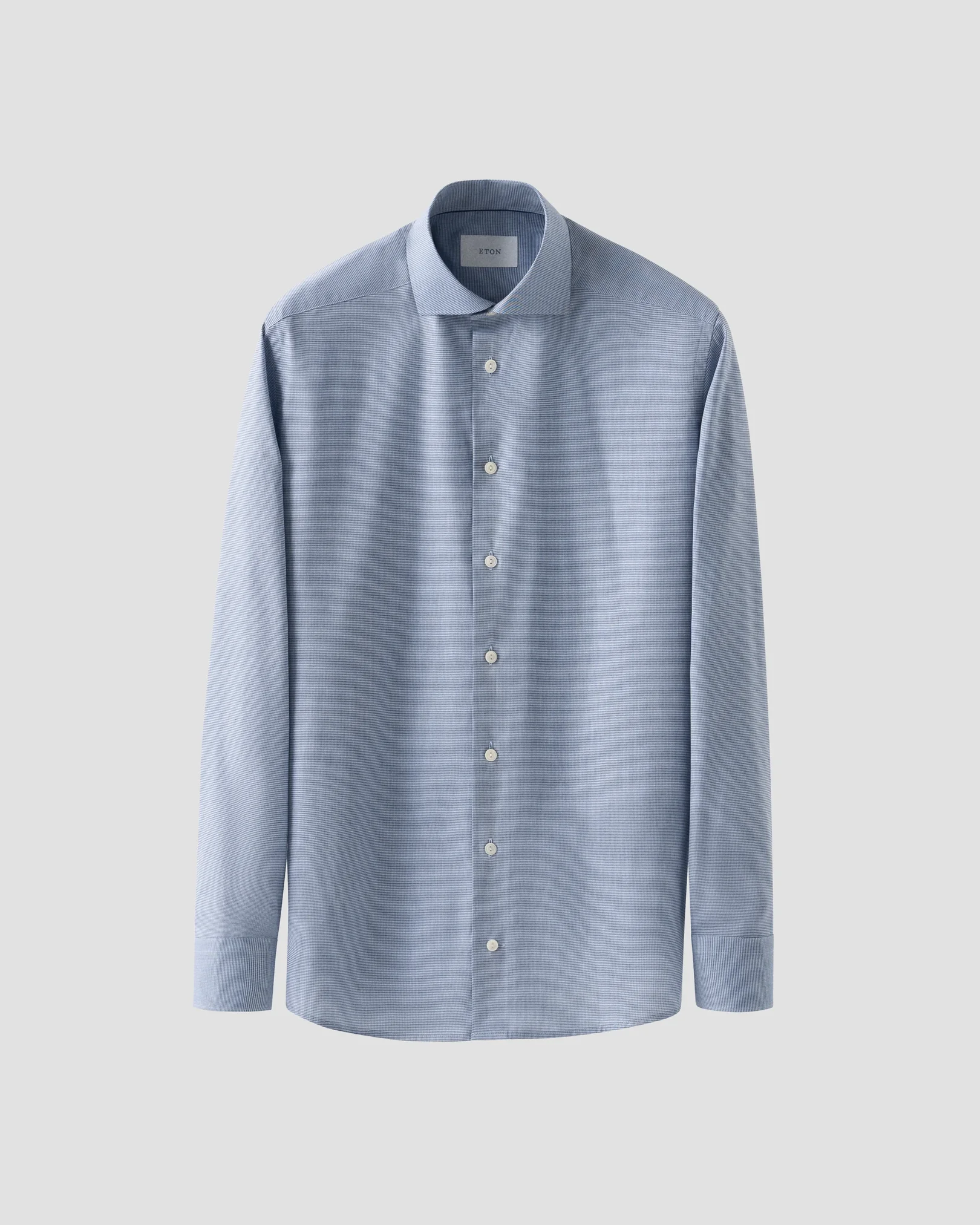 Eton - micro check twill shirt 256