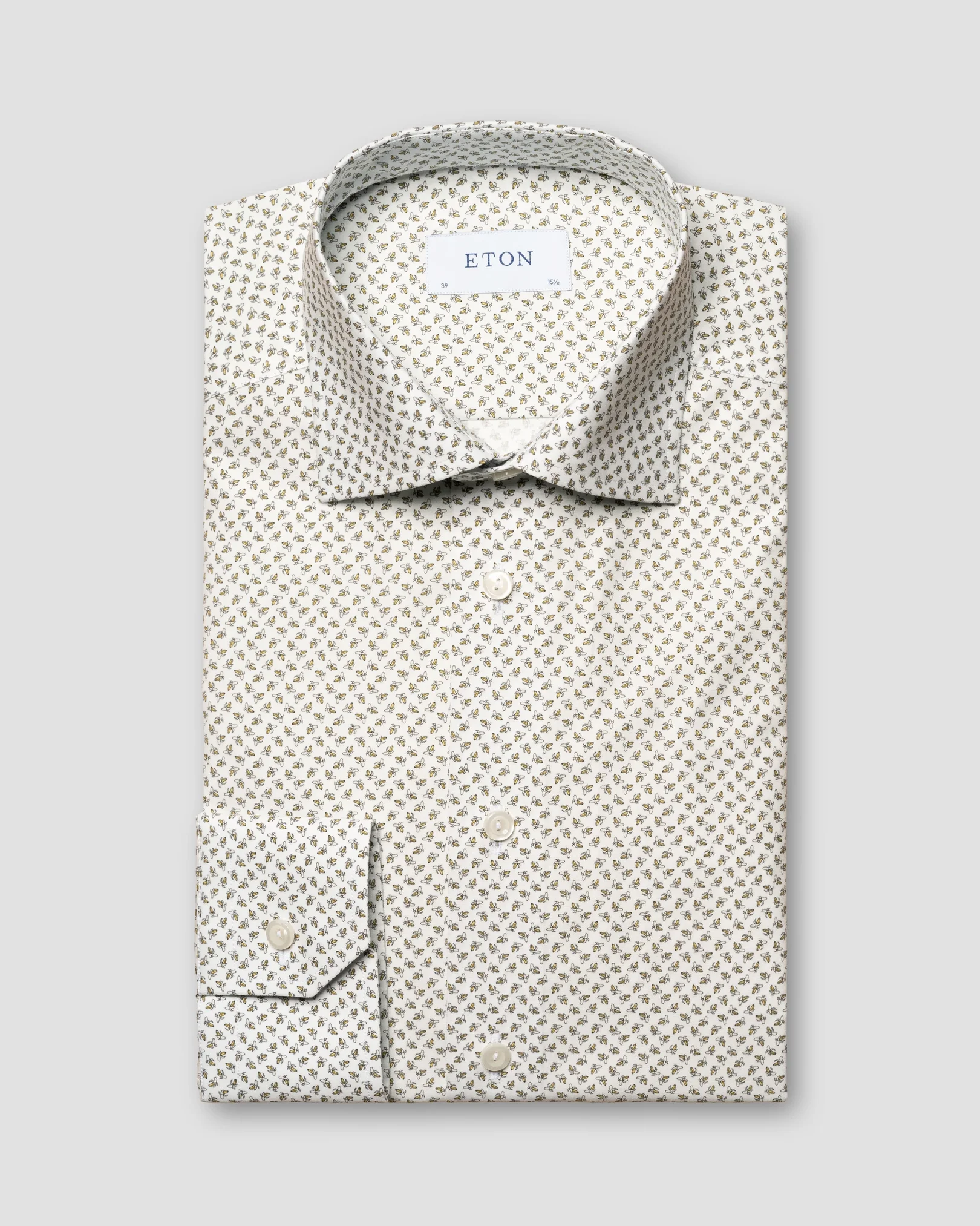 Eton - white poplin cut away collar single cuff slim fit