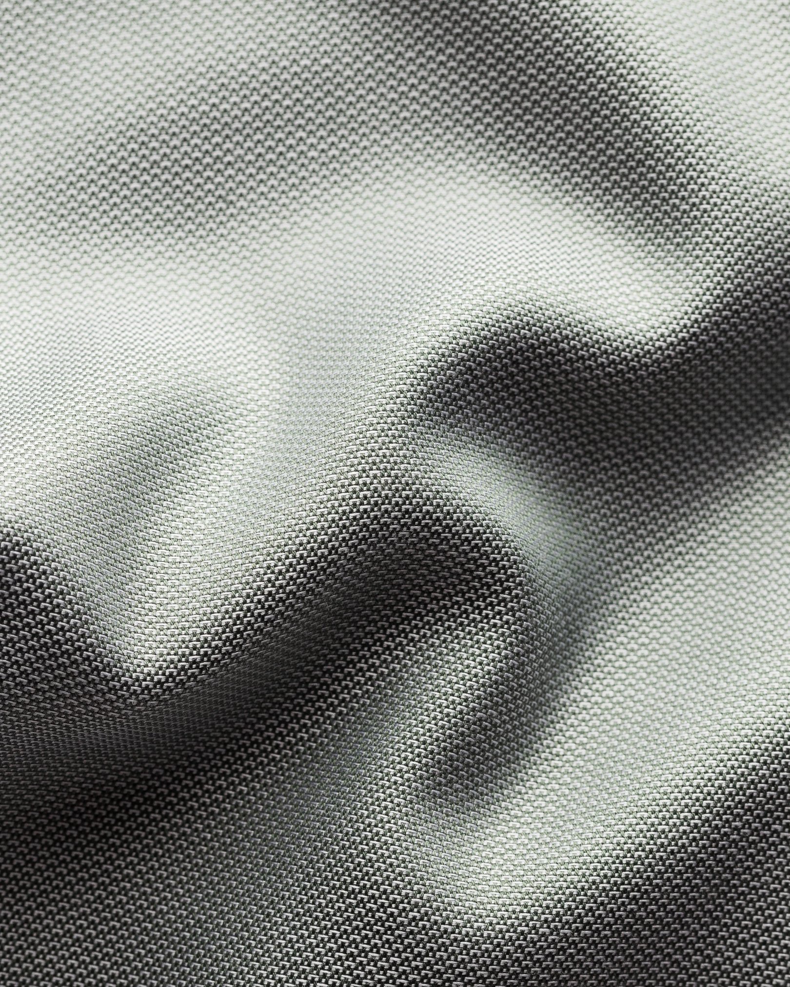 Eton - dark green cotton lyocell stretch