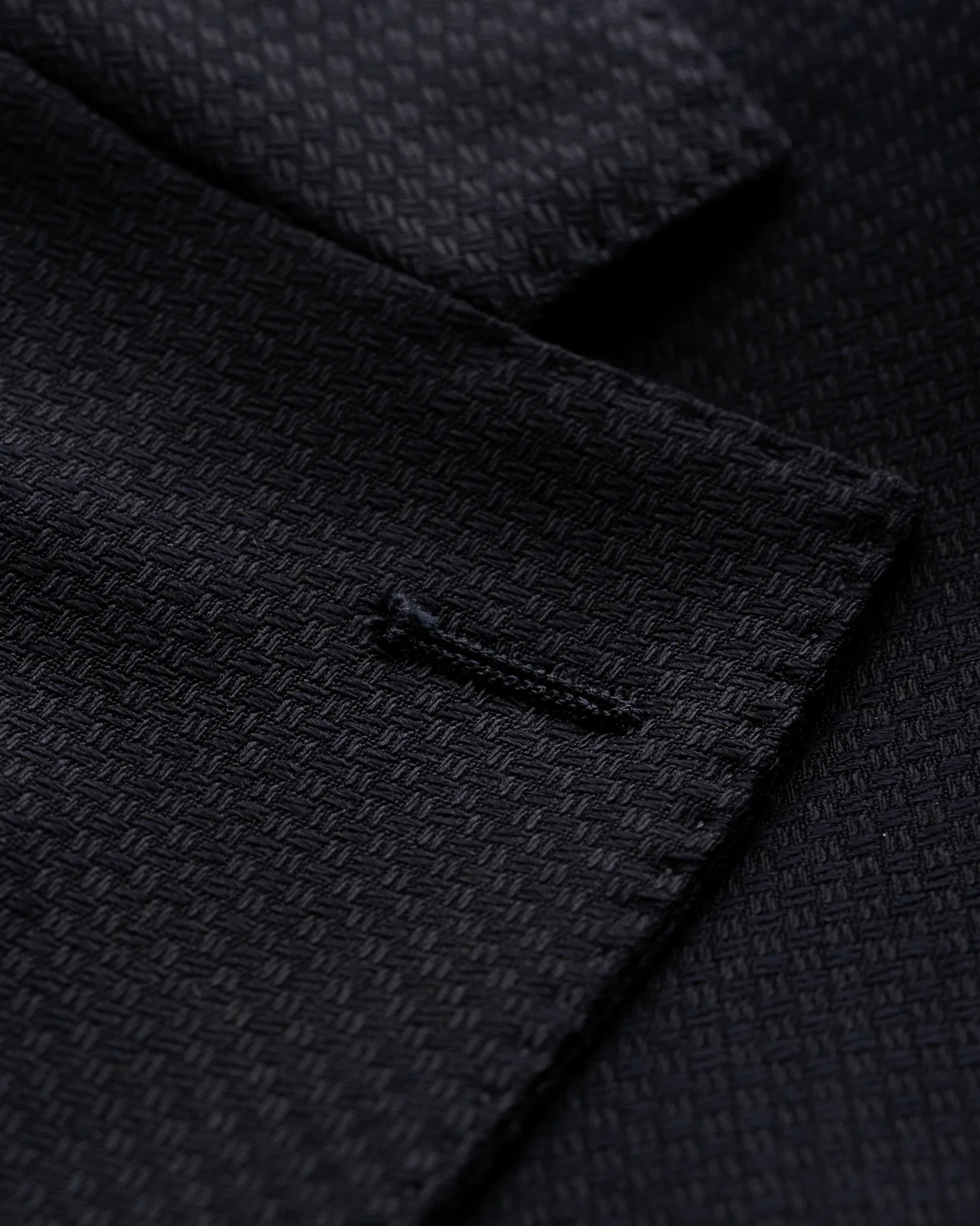 Eton - wool knit soft jacket navy blue wool knit soft jacket