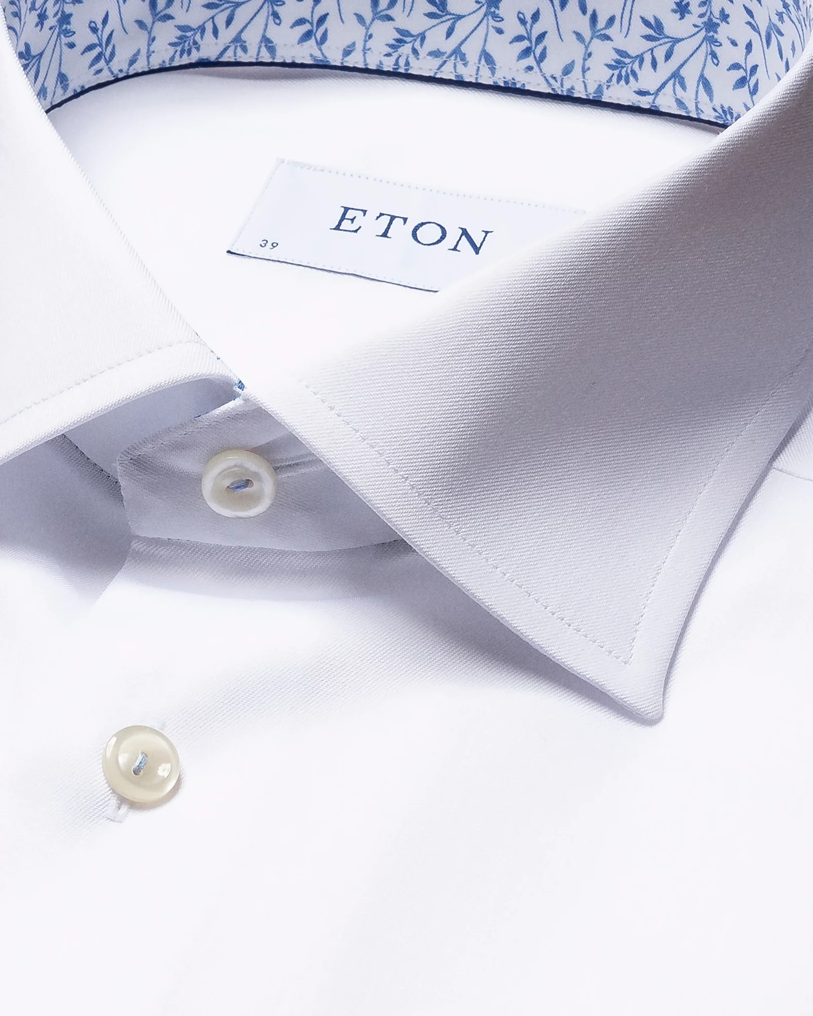 Eton - gray twill shirt