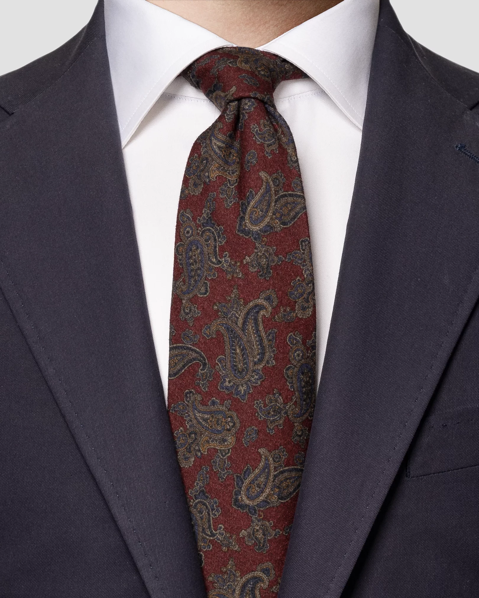 Eton - red wool tie