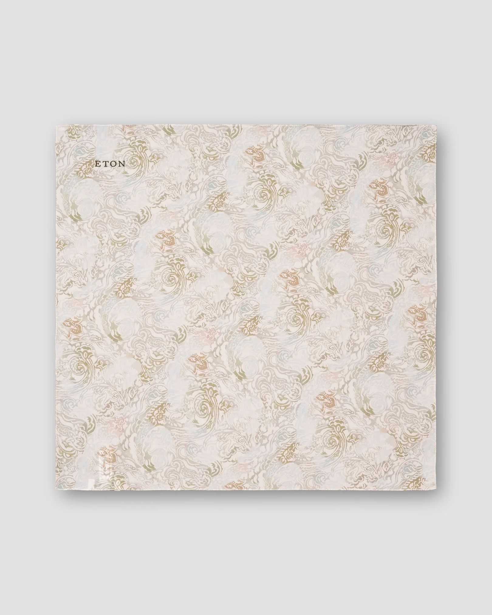 Eton - multi paisley silk crepe bandana 258