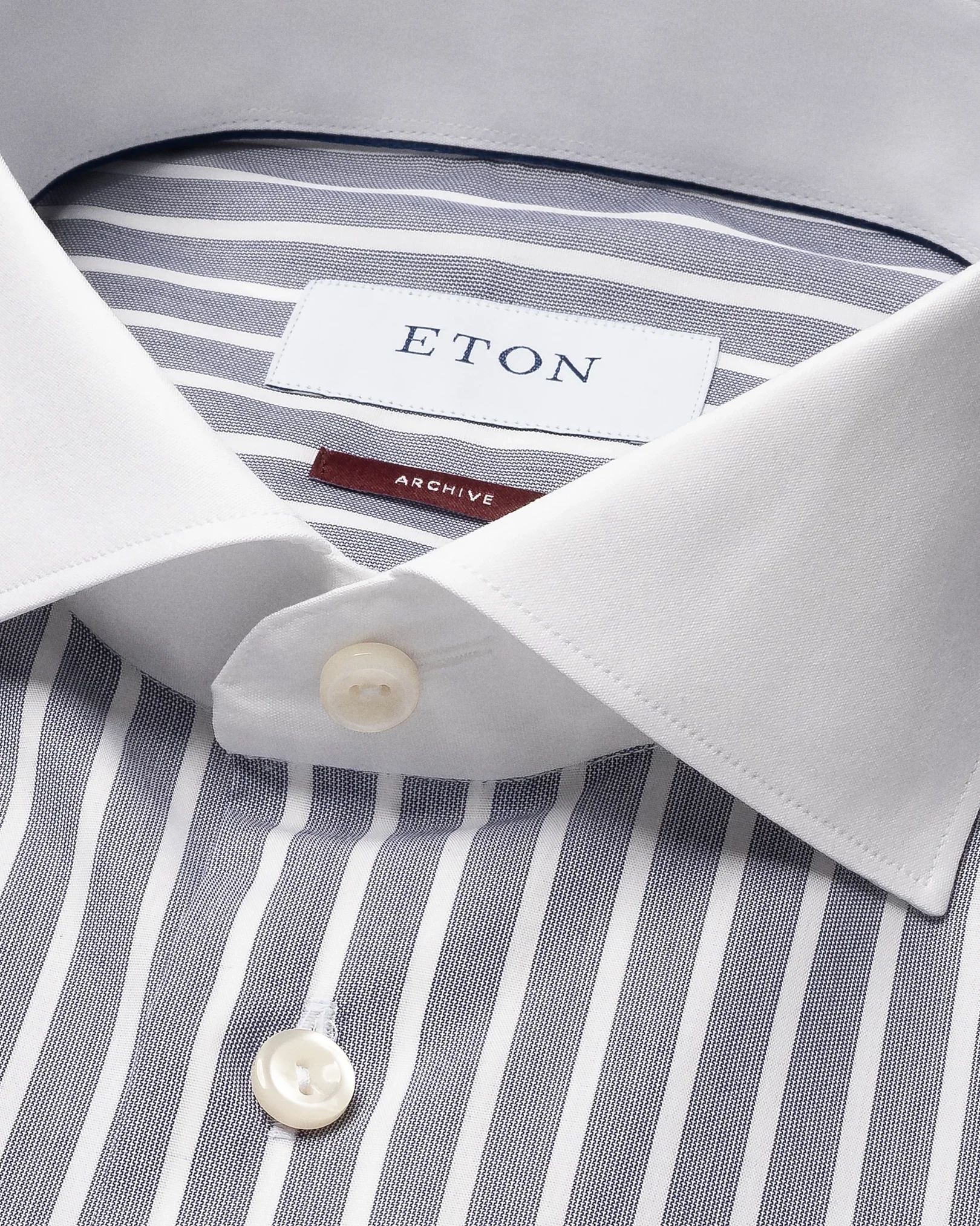 Eton - Dark blue Poplin Shirt