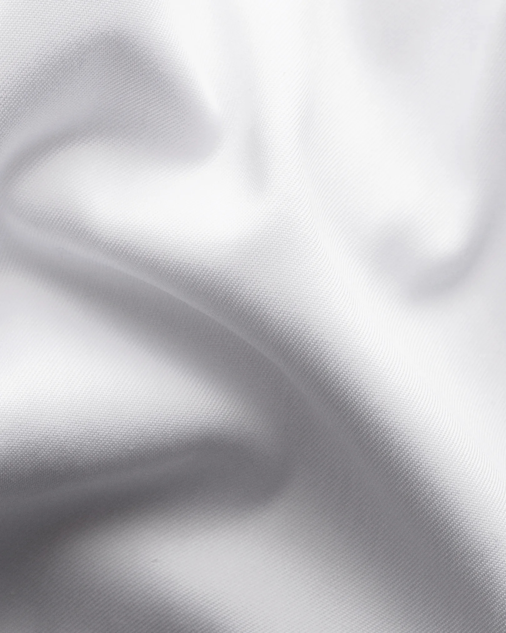 Eton - white signature twill wide spread rounded