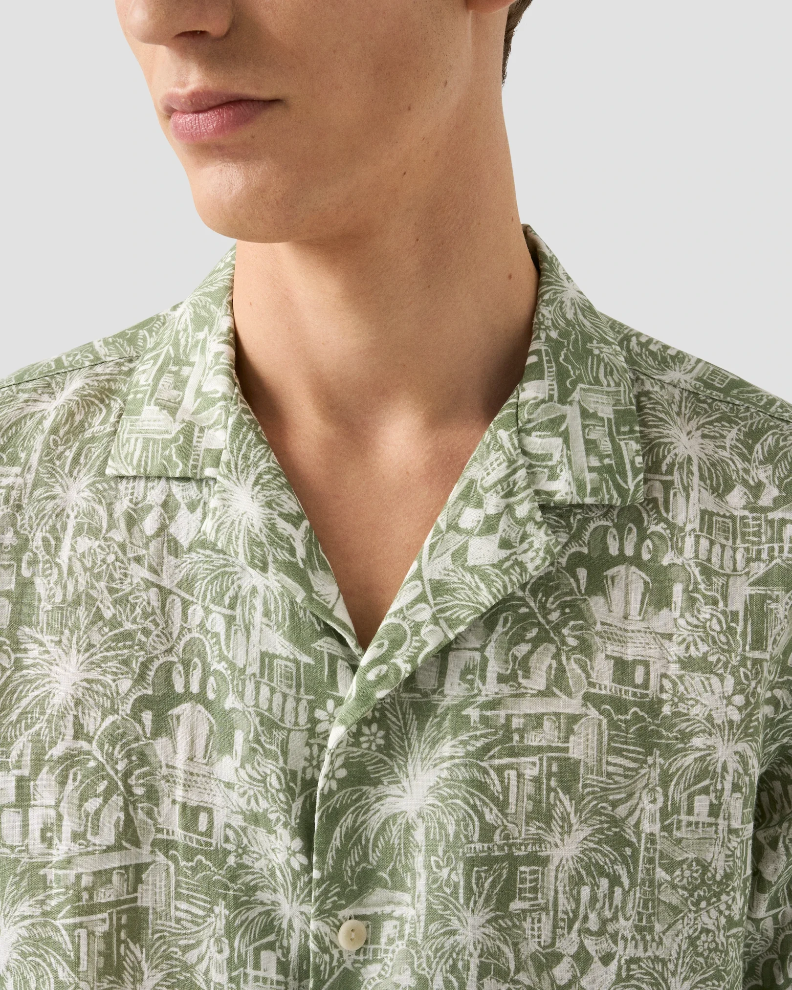 Eton - Floral Print Resort Shirt