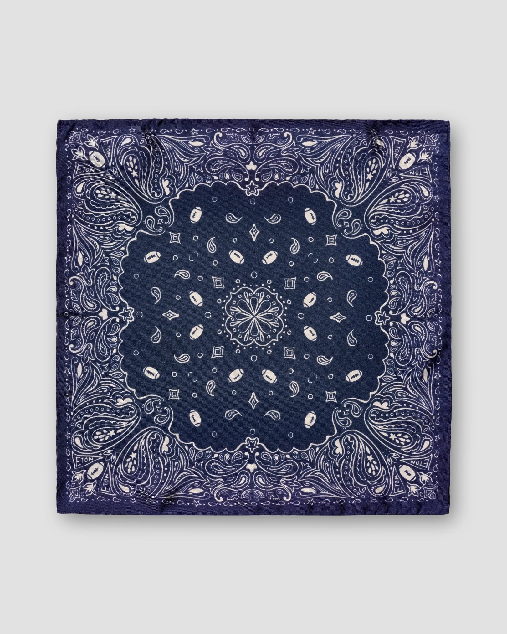 Navy blue Pocket square