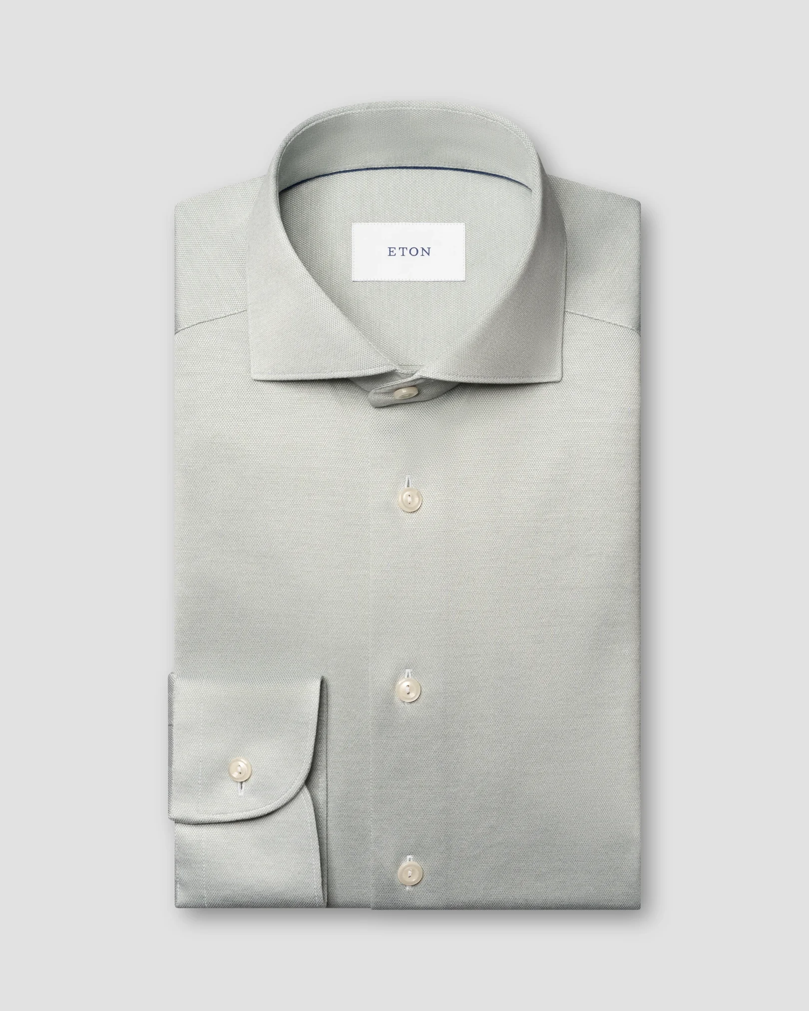 Eton - Filo di Scozia Jacquard Knit Shirt