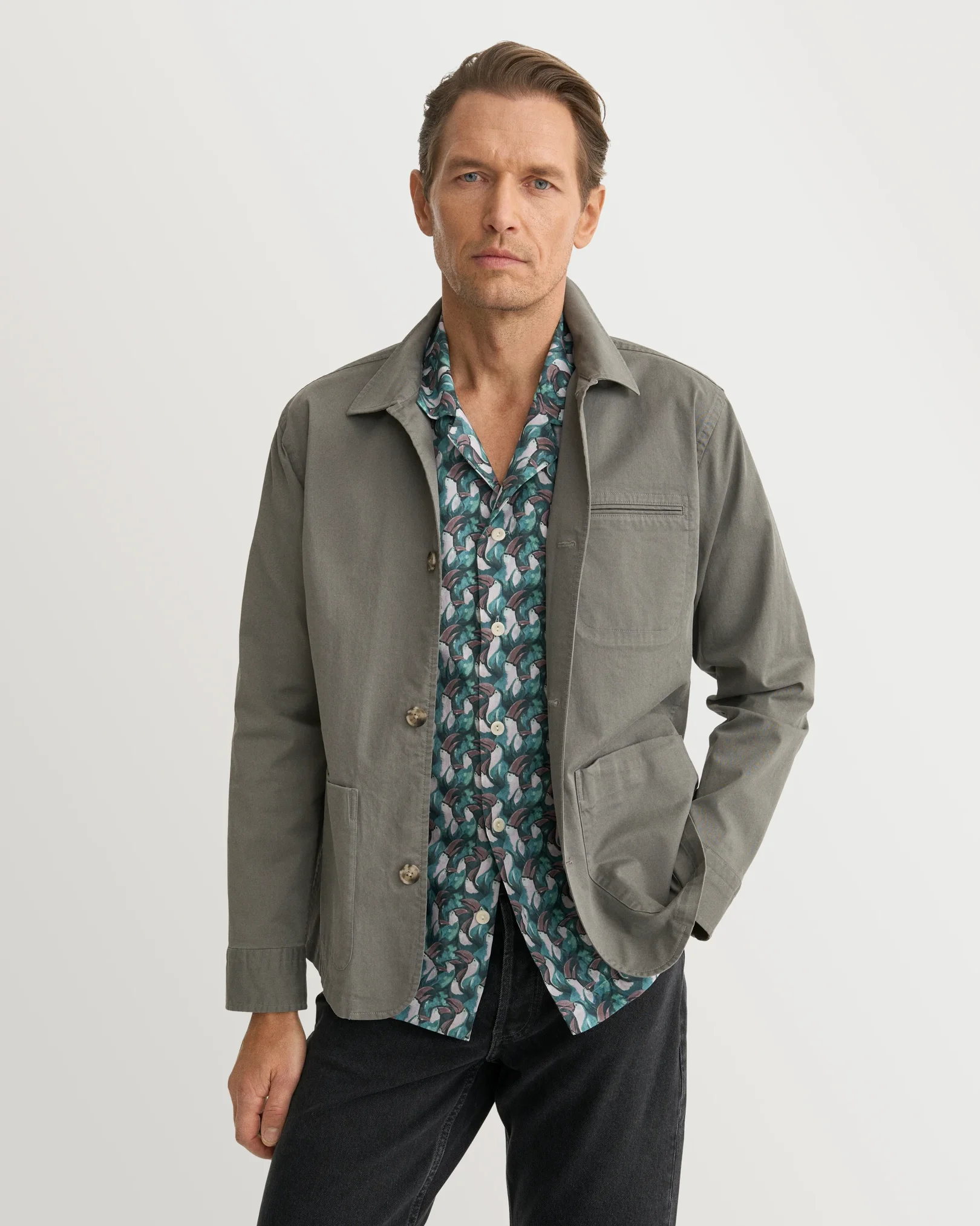 Eton - motif resort shirt